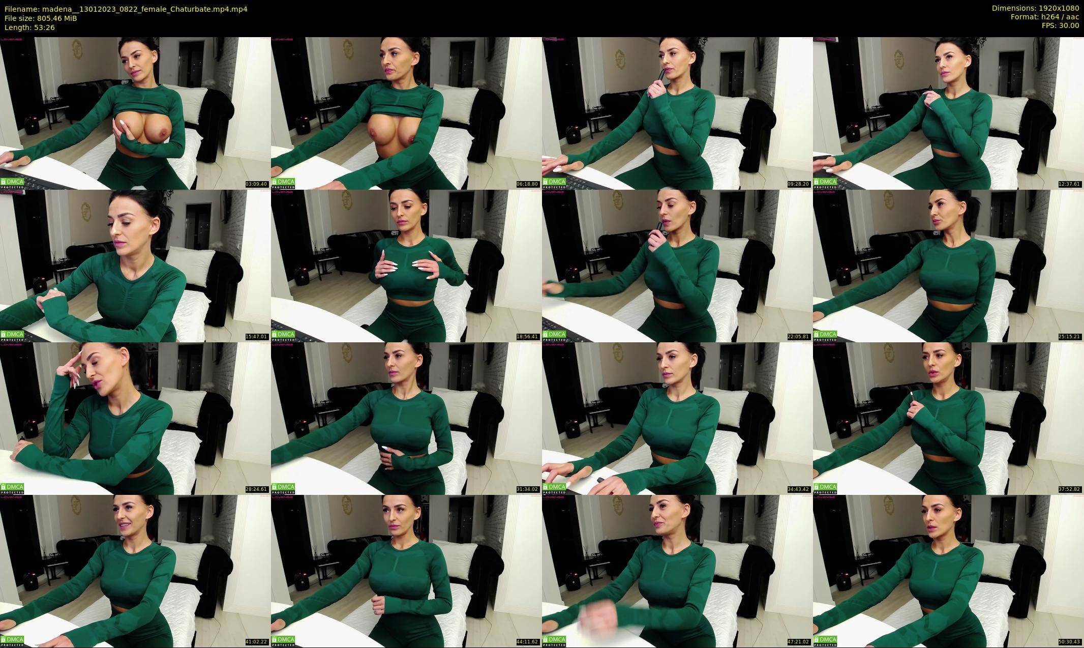 madena_ — 54 minute Chaturbate female cam show recording, 1080p, Jan 13, 2023