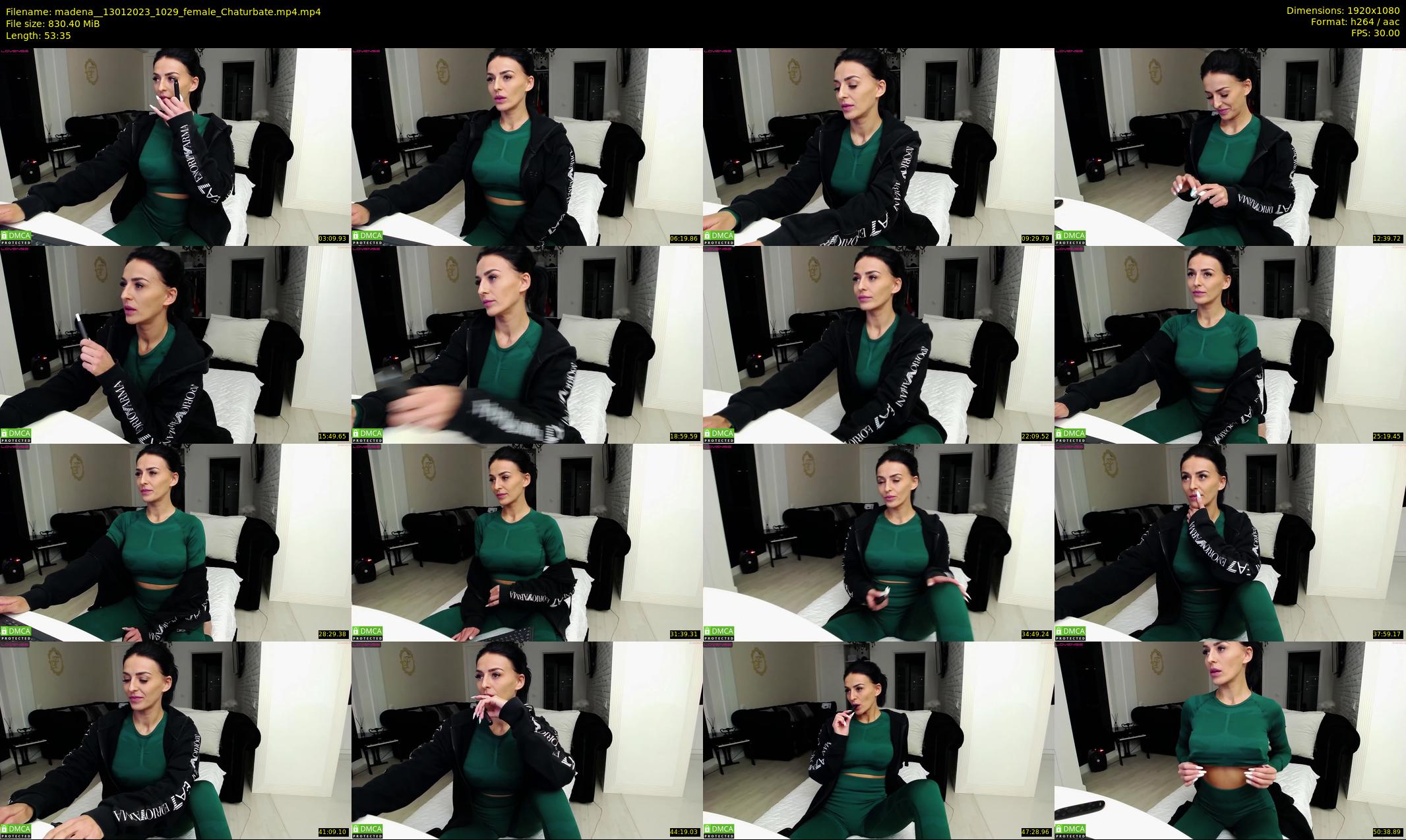 madena_ — 54 minute Chaturbate female cam show recording, 1080p, Jan 13, 2023