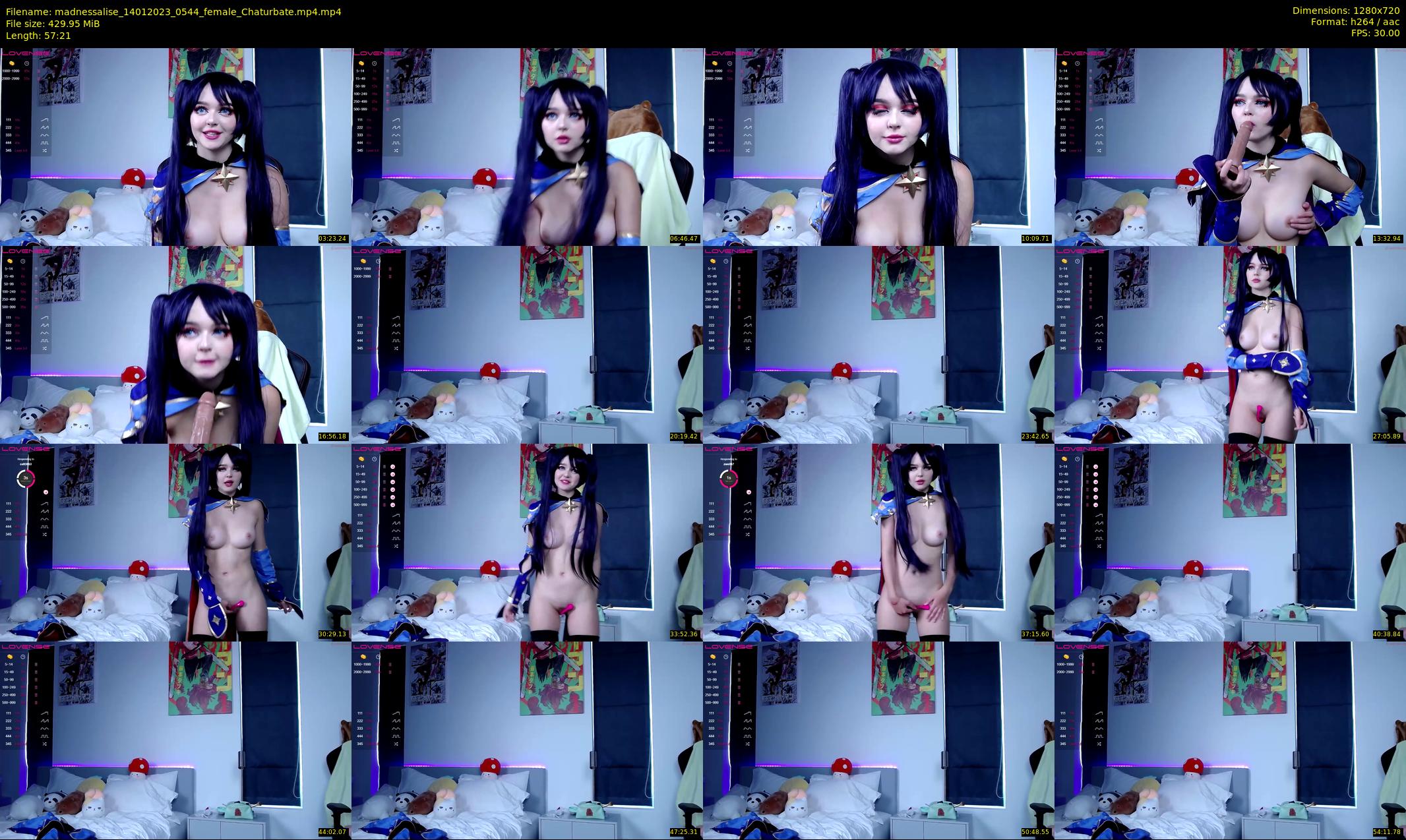 madnessalise — 58 minute Chaturbate female cam show recording, 720p, Jan 14, 2023
