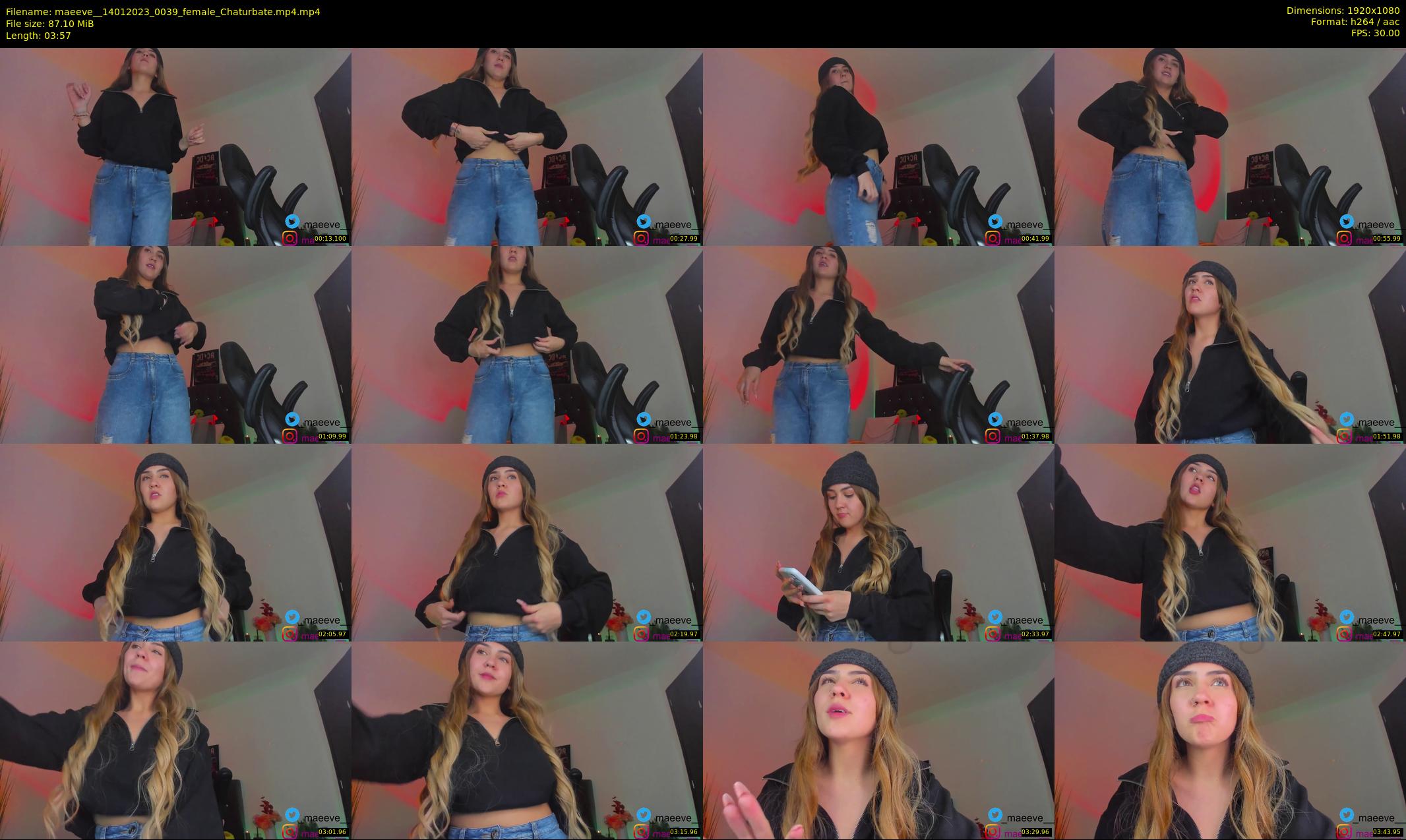 maeeve_ — 4 minute Chaturbate female cam show recording, 1080p, Jan 14, 2023