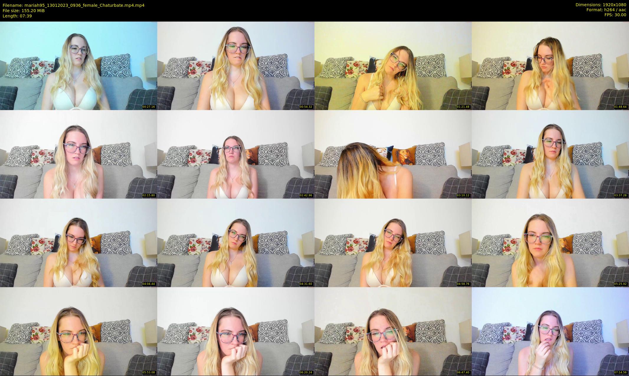 mariah95 — 8 minute Chaturbate female cam show recording, 1080p, Jan 13, 2023