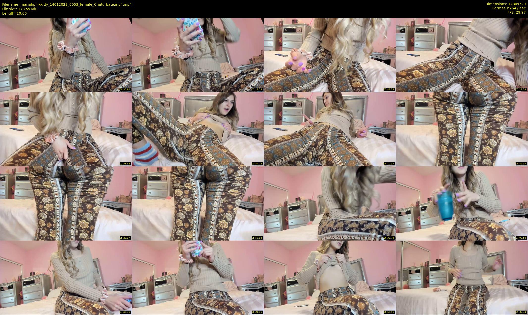 mariahpinkkitty — 11 minute Chaturbate female cam show recording, 720p, Jan 14, 2023
