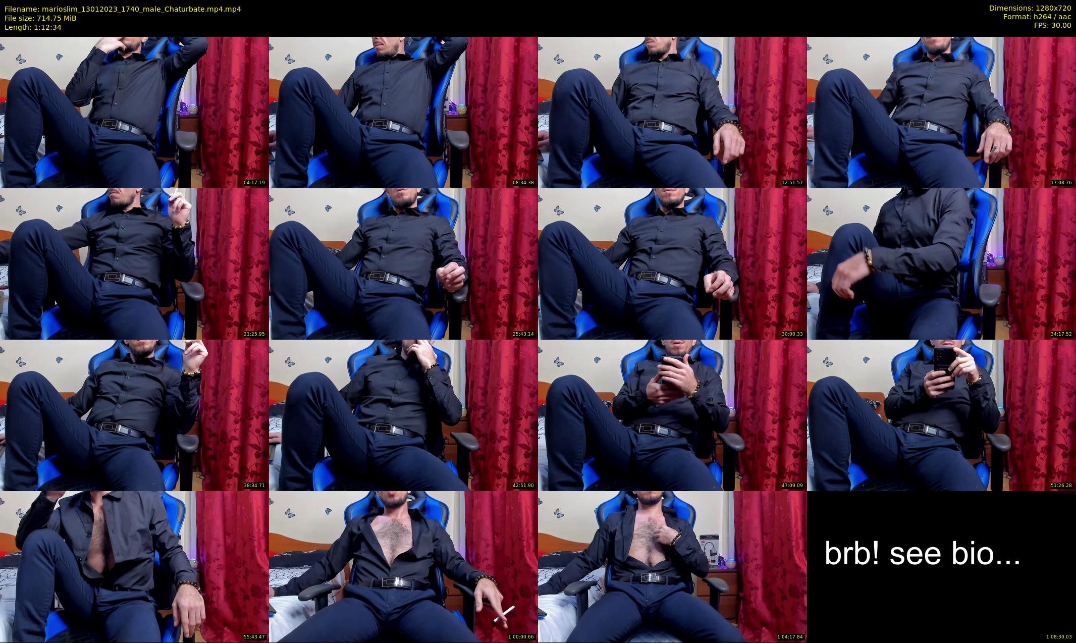 marioslim — 73 minute Chaturbate male cam show recording, 720p, Jan 13, 2023