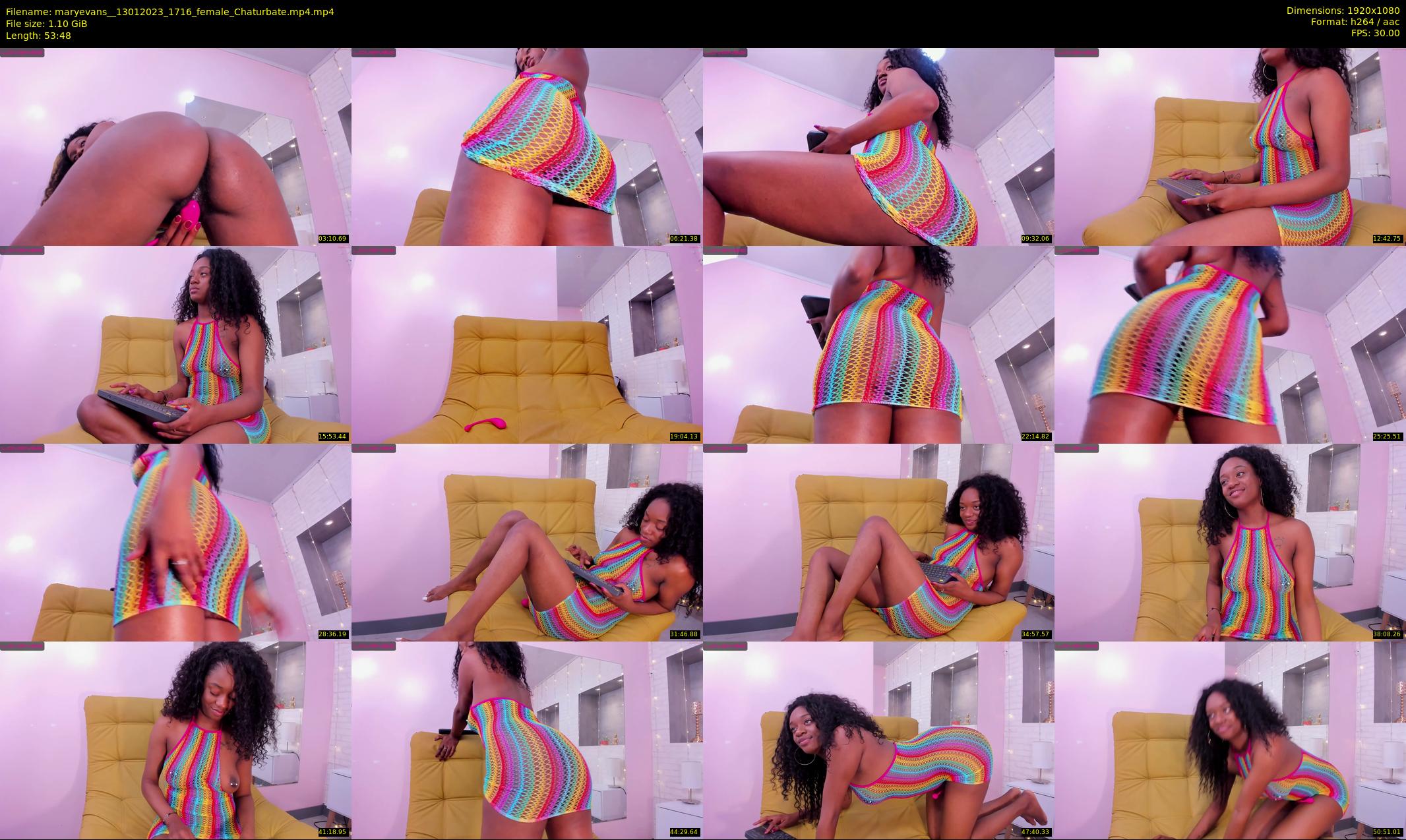 maryevans_ — 54 minute Chaturbate female cam show recording, 1080p, Jan 13, 2023