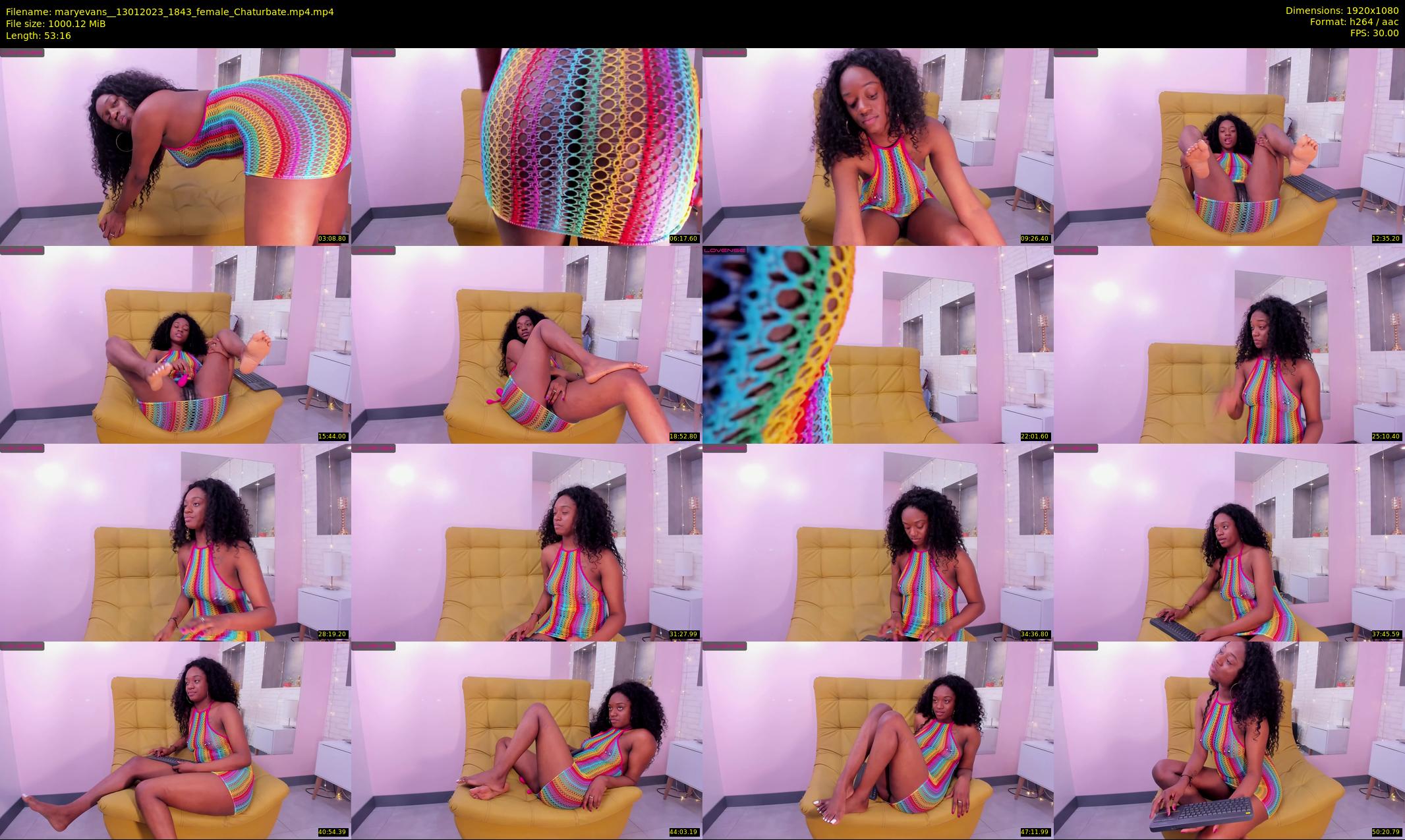 maryevans_ — 54 minute Chaturbate female cam show recording, 1080p, Jan 13, 2023