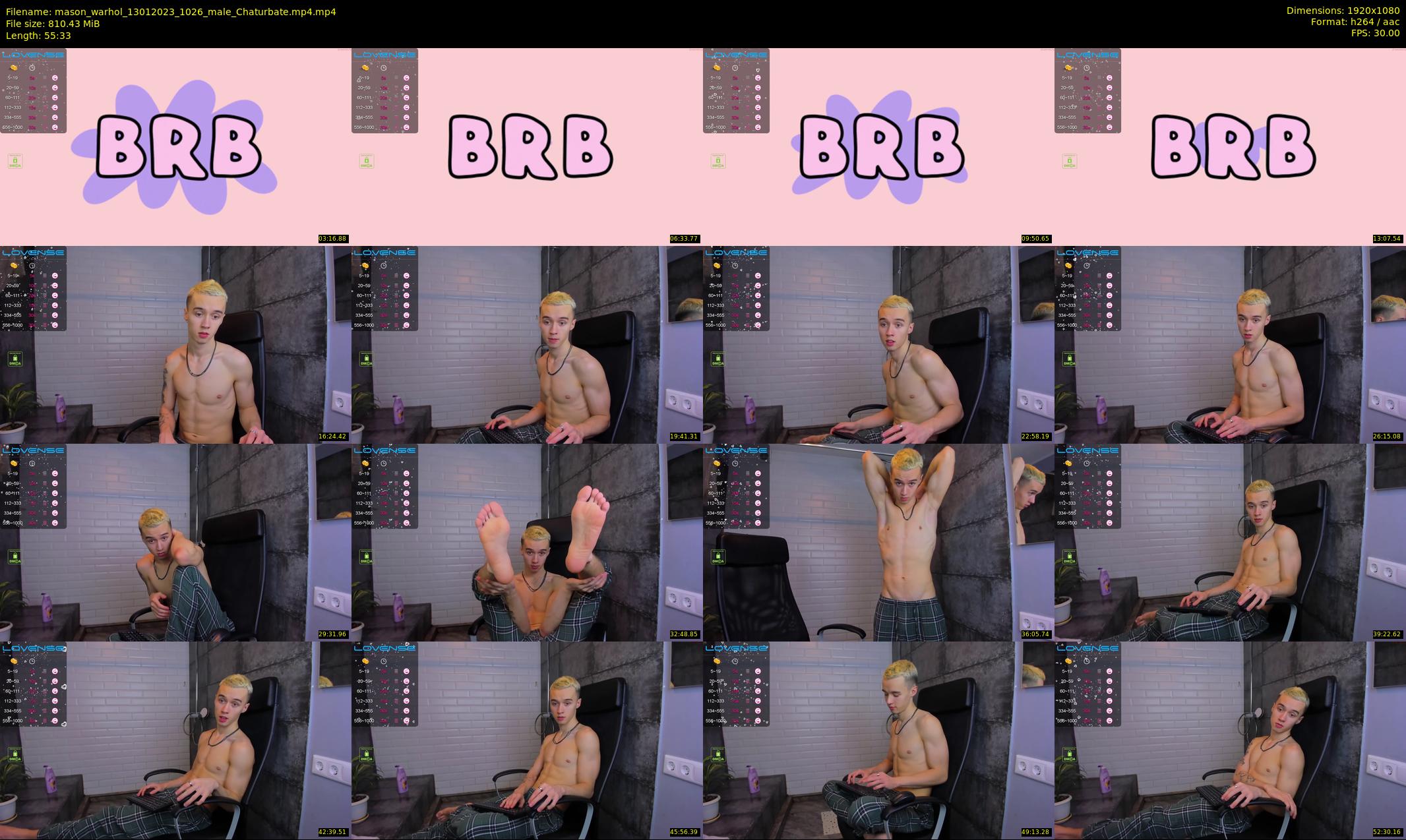 mason_warhol — 56 minute Chaturbate male cam show recording, 1080p, Jan 13, 2023