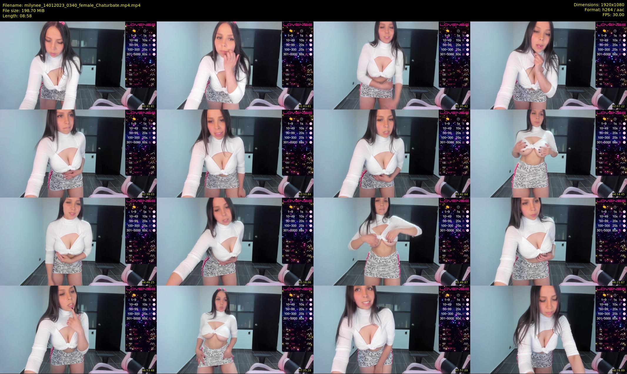 milynee — 9 minute Chaturbate female cam show recording, 1080p, Jan 14, 2023