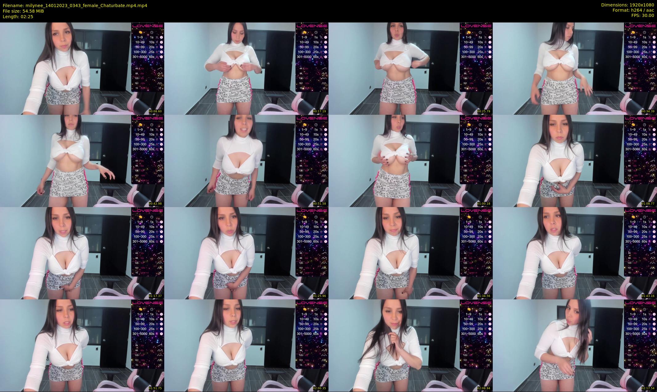 milynee — 3 minute Chaturbate female cam show recording, 1080p, Jan 14, 2023
