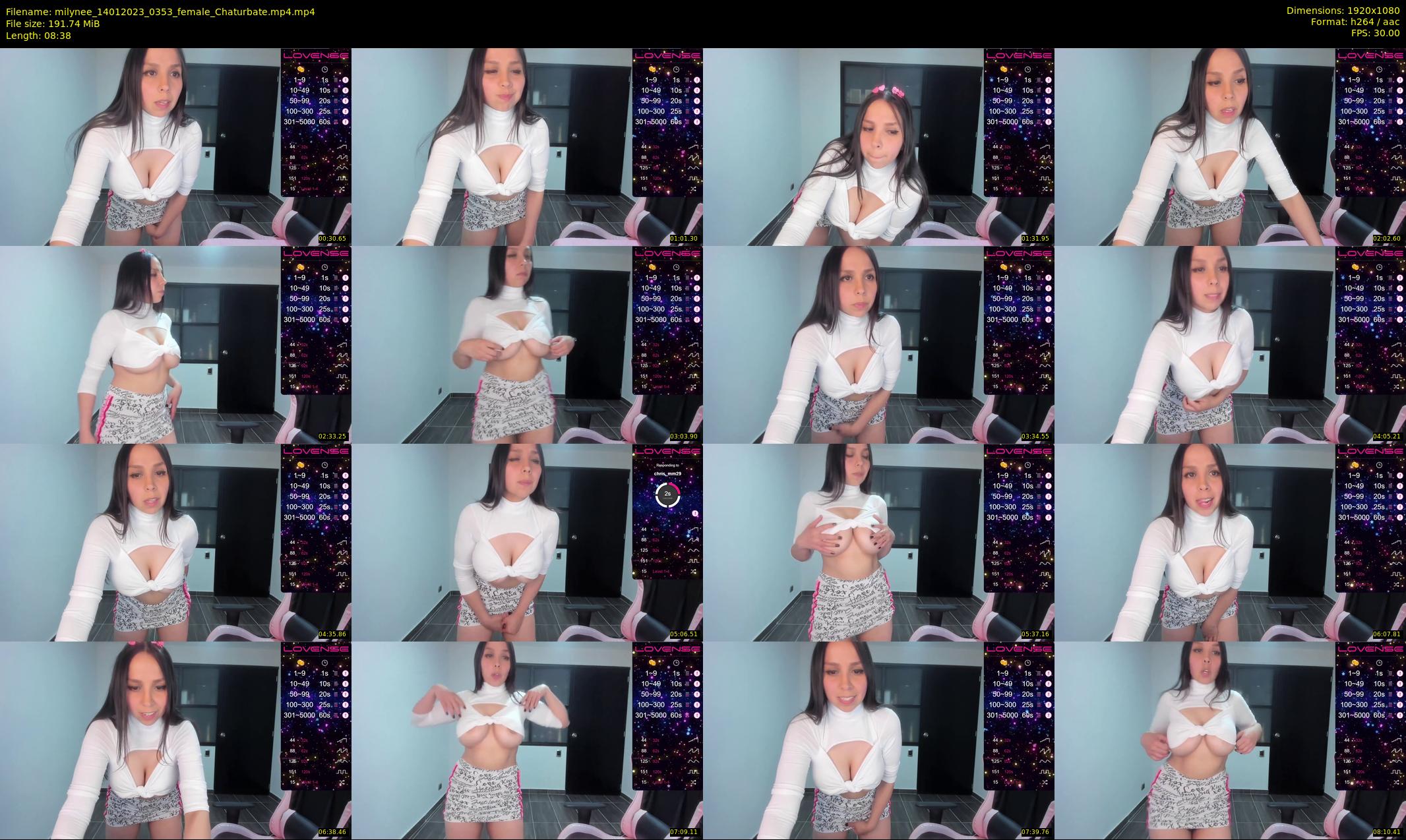 milynee — 9 minute Chaturbate female cam show recording, 1080p, Jan 14, 2023