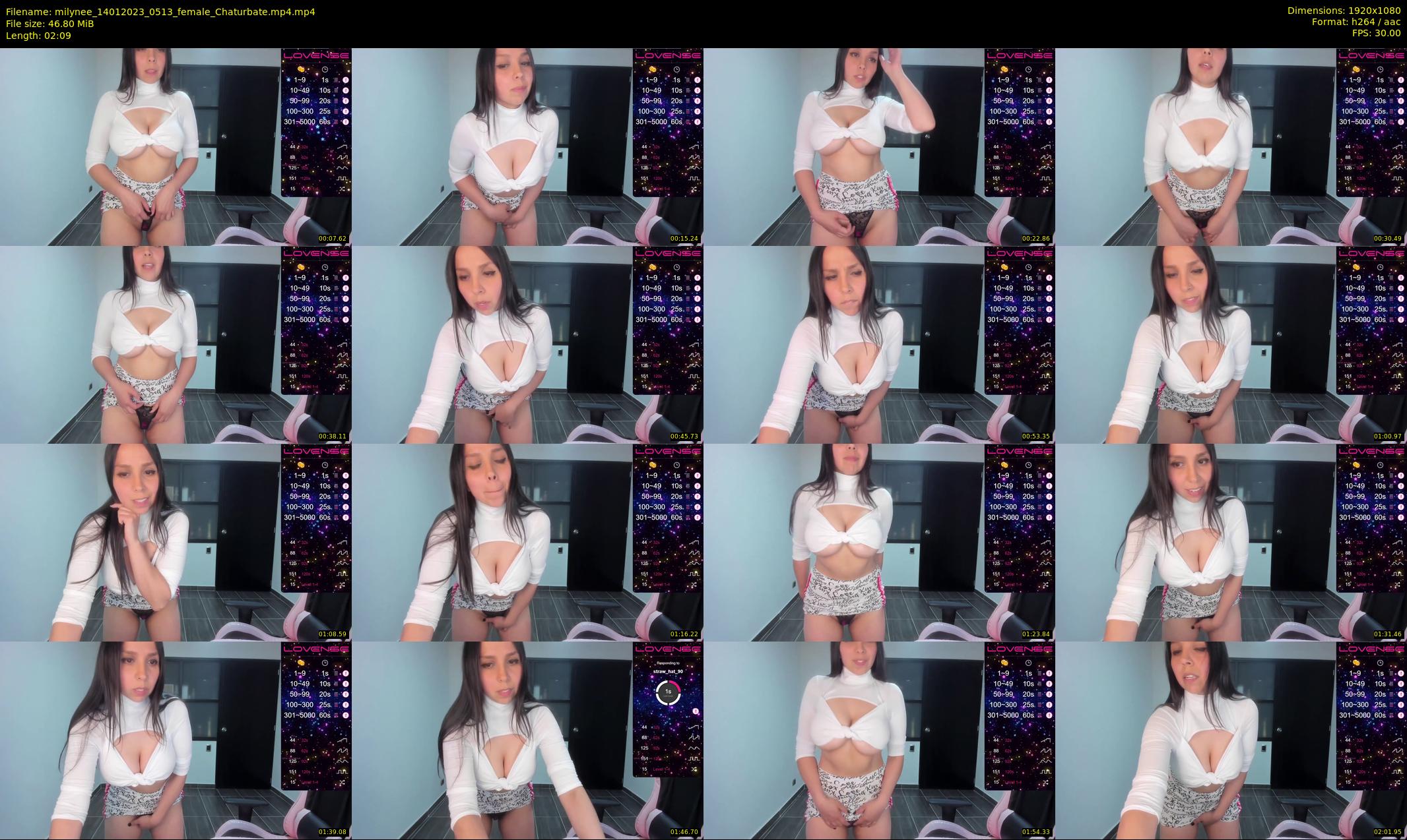 milynee — 3 minute Chaturbate female cam show recording, 1080p, Jan 14, 2023