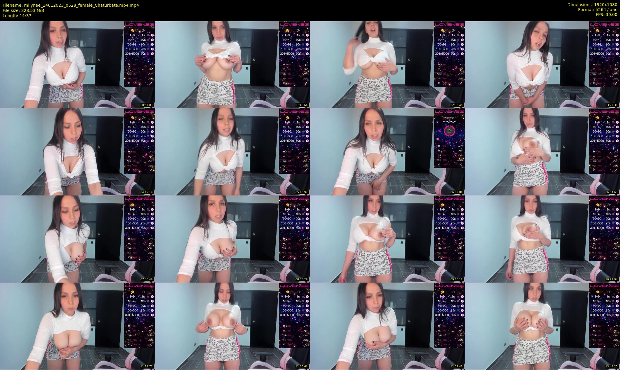 milynee — 15 minute Chaturbate female cam show recording, 1080p, Jan 14, 2023