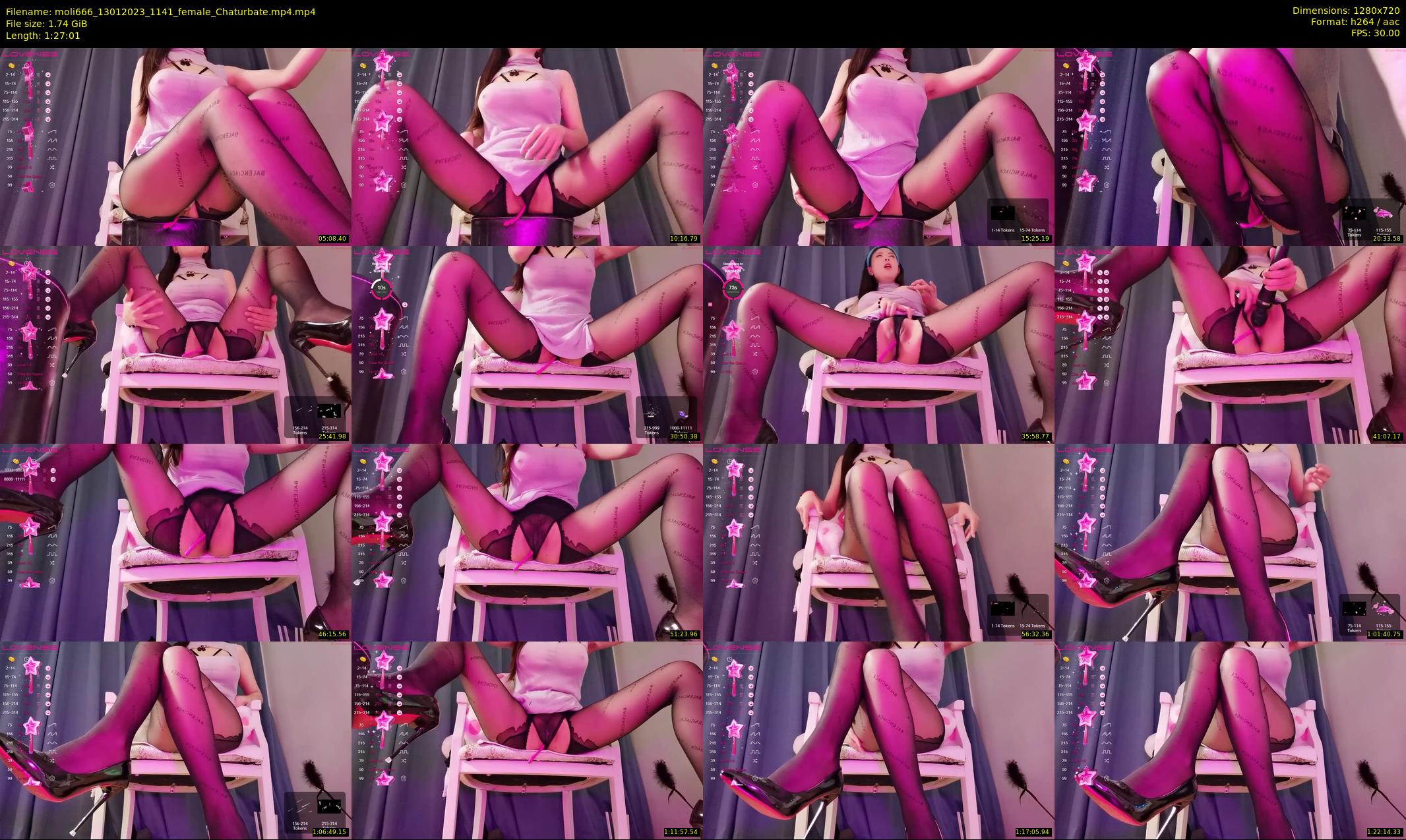 moli666 — 88 minute Chaturbate female cam show recording, 720p, Jan 13, 2023