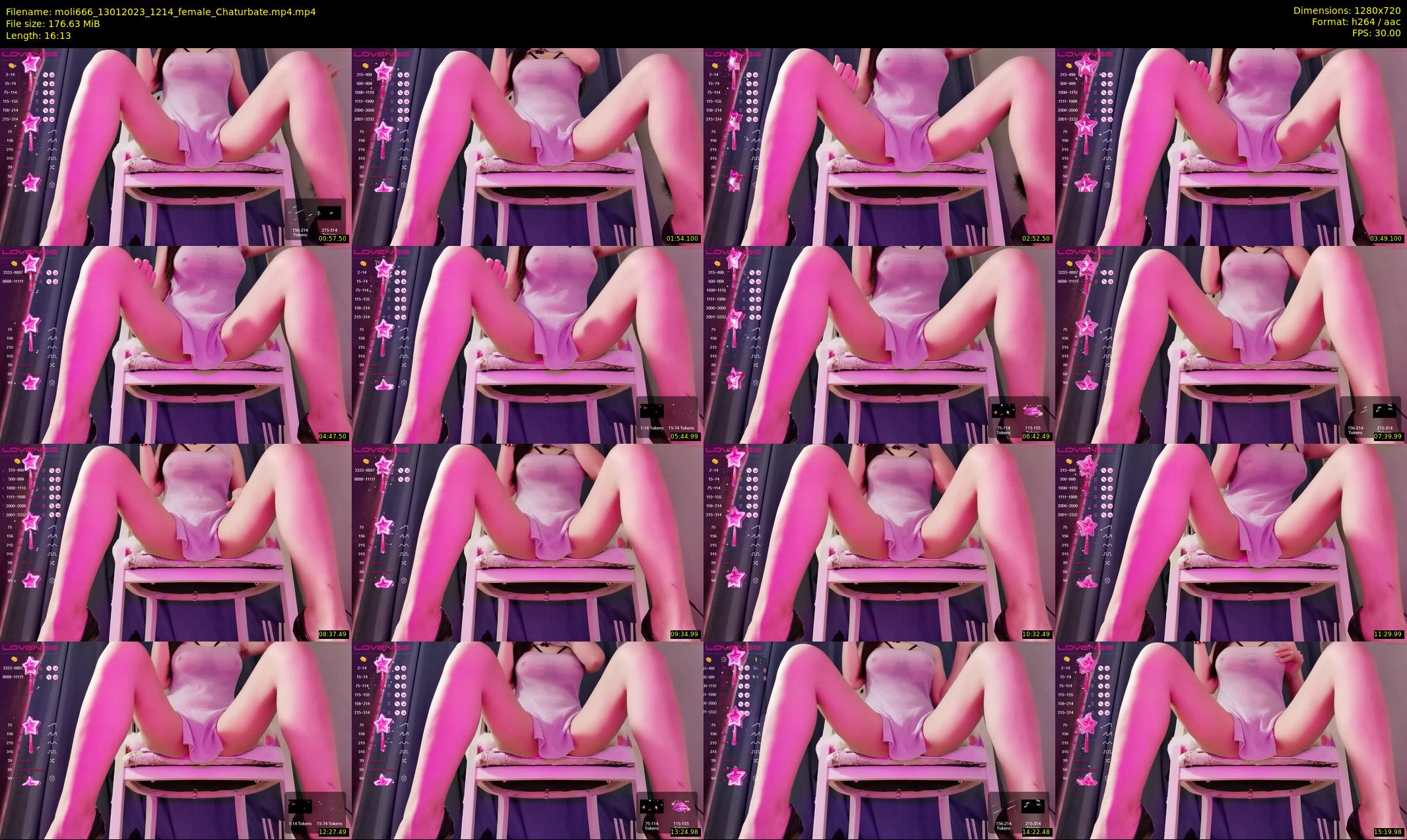 moli666 — 17 minute Chaturbate female cam show recording, 720p, Jan 13, 2023
