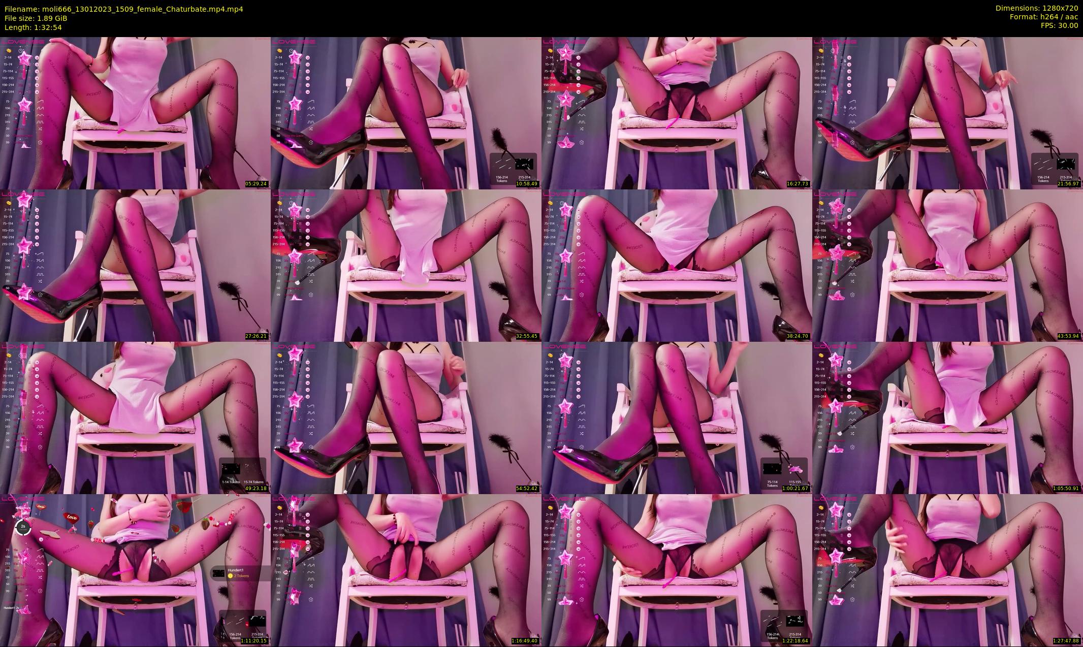 moli666 — 93 minute Chaturbate female cam show recording, 720p, Jan 13, 2023