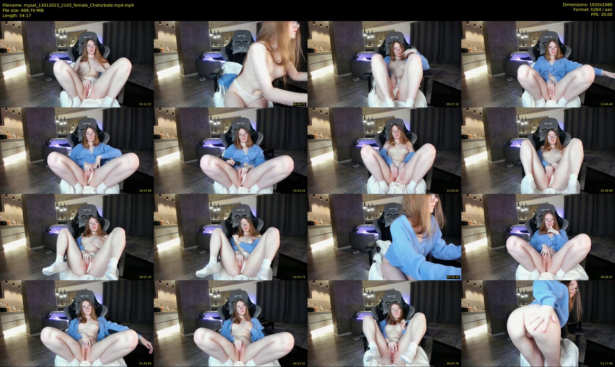 mysat — 55 minute Chaturbate female cam show recording, 1080p, Jan 13, 2023