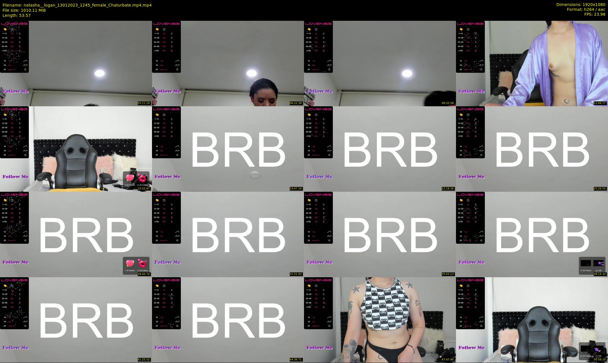 natasha__logan — 54 minute Chaturbate female cam show recording, 1080p, Jan 13, 2023