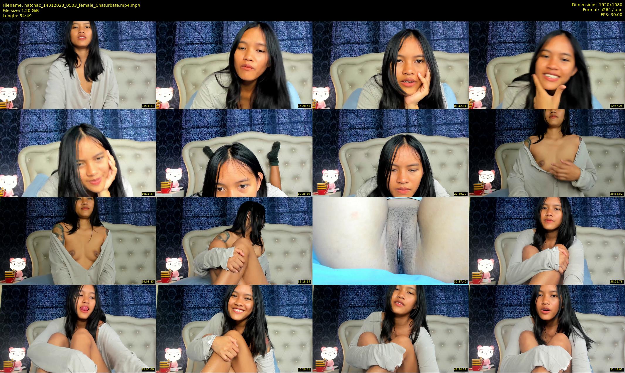 natchac — 55 minute Chaturbate female cam show recording, 1080p, Jan 14, 2023