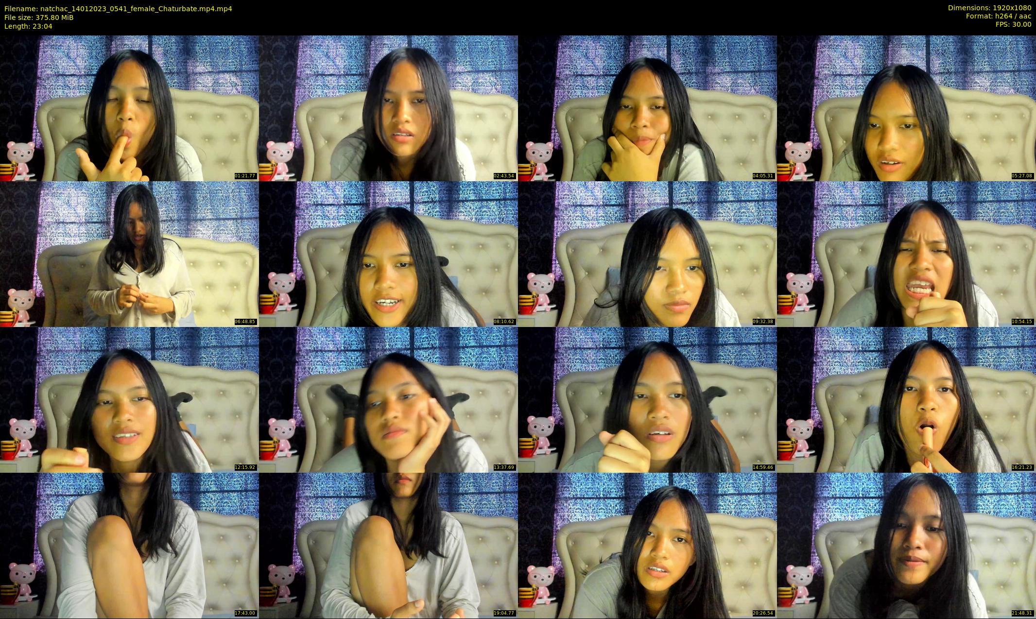 natchac — 24 minute Chaturbate female cam show recording, 1080p, Jan 14, 2023