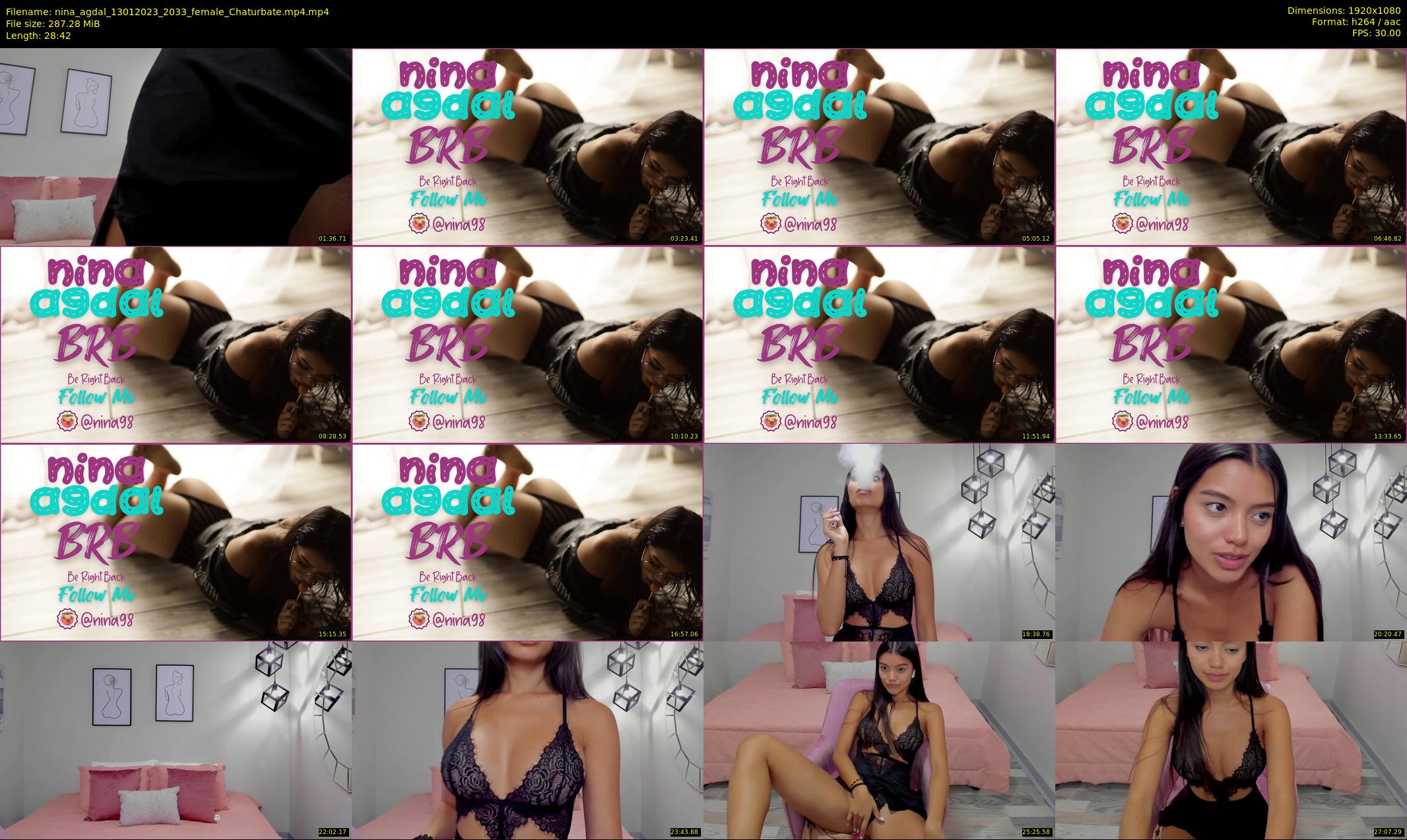 nina_agdal — 29 minute Chaturbate female cam show recording, 1080p, Jan 13, 2023