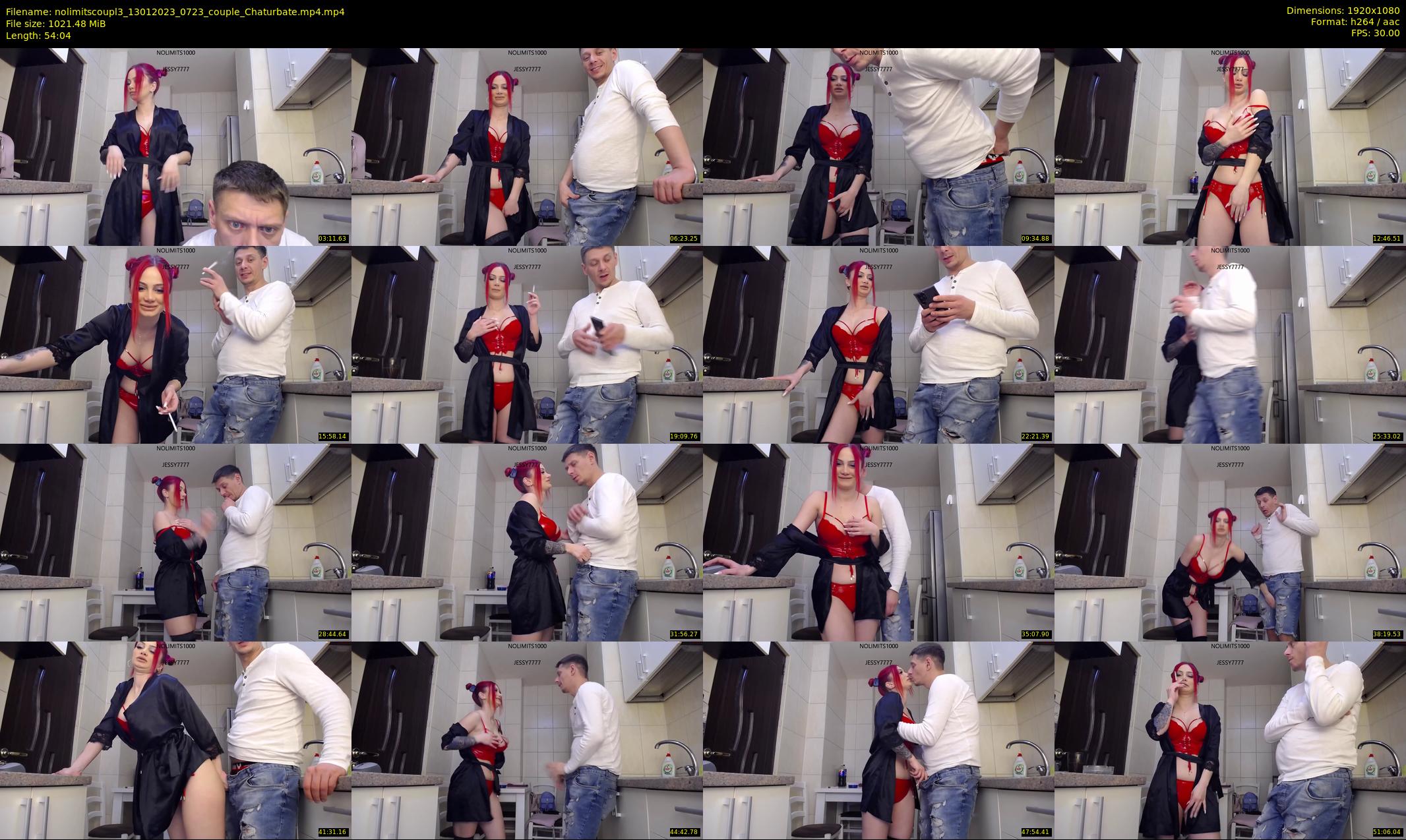 nolimitscoupl3 — 55 minute Chaturbate couple cam show recording, 1080p, Jan 13, 2023