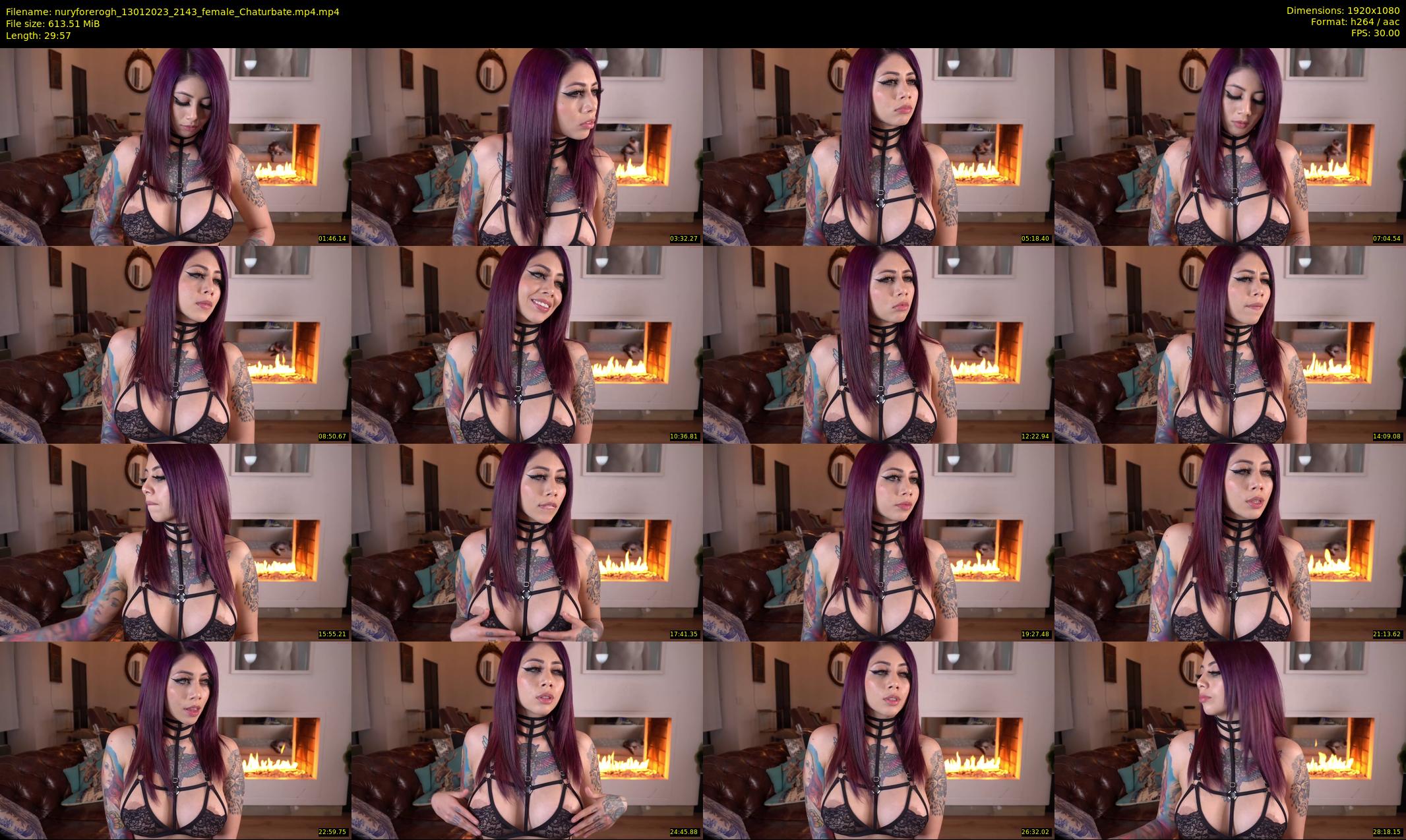 nuryforerogh — 30 minute Chaturbate female cam show recording, 1080p, Jan 13, 2023