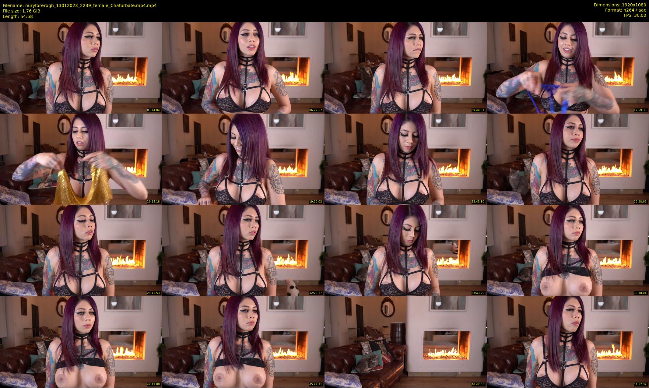 nuryforerogh — 55 minute Chaturbate female cam show recording, 1080p, Jan 13, 2023