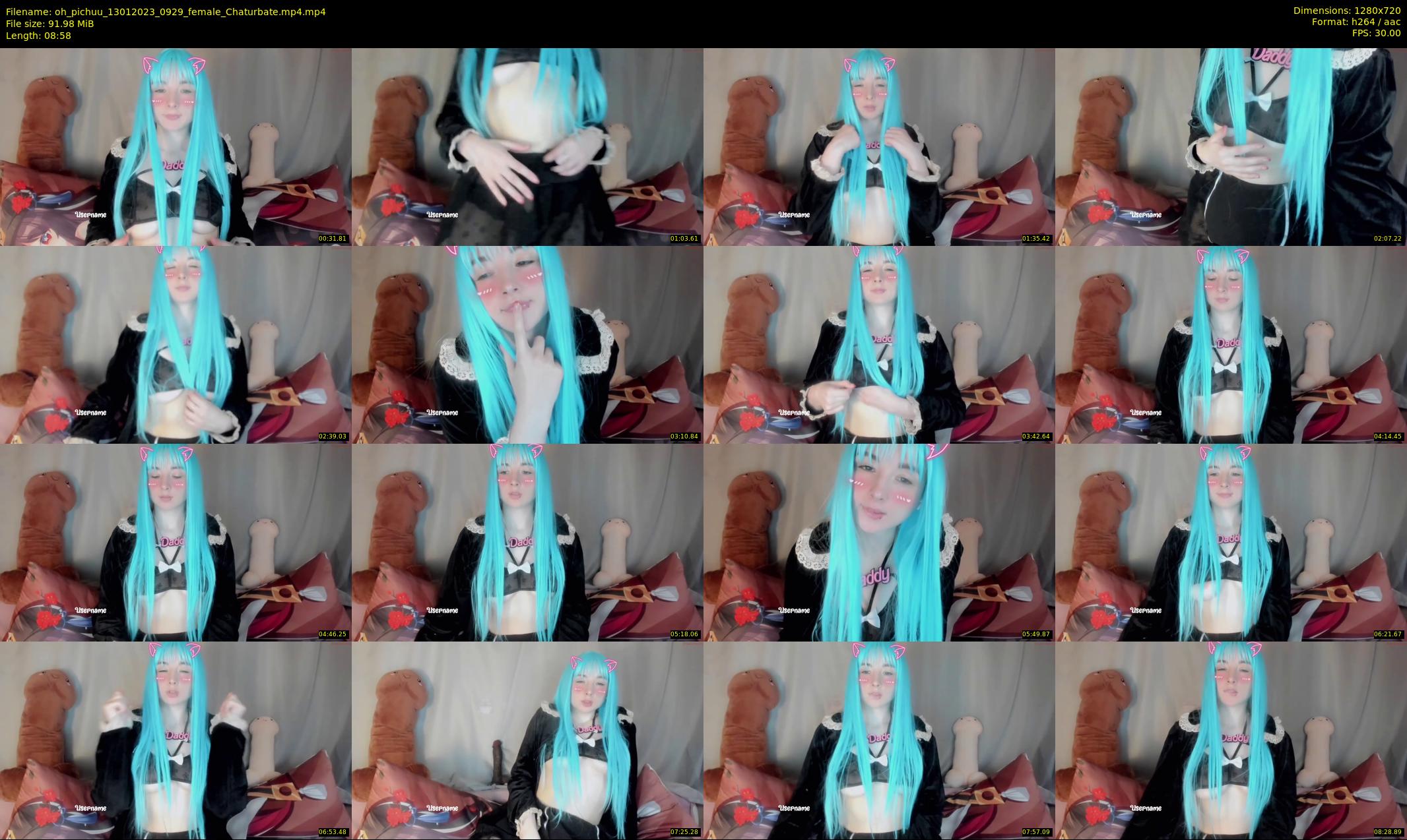 oh_pichuu — 9 minute Chaturbate female cam show recording, 720p, Jan 13, 2023