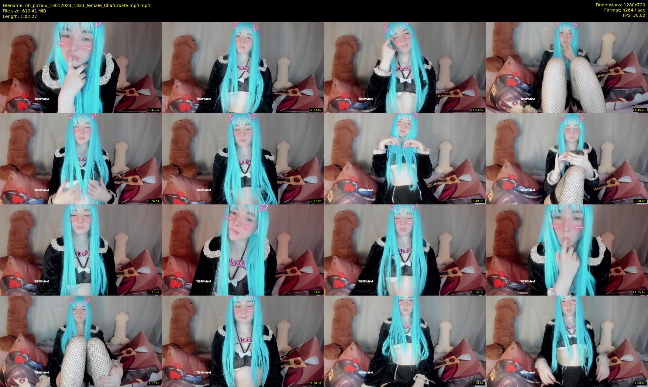 oh_pichuu — 63 minute Chaturbate female cam show recording, 720p, Jan 13, 2023
