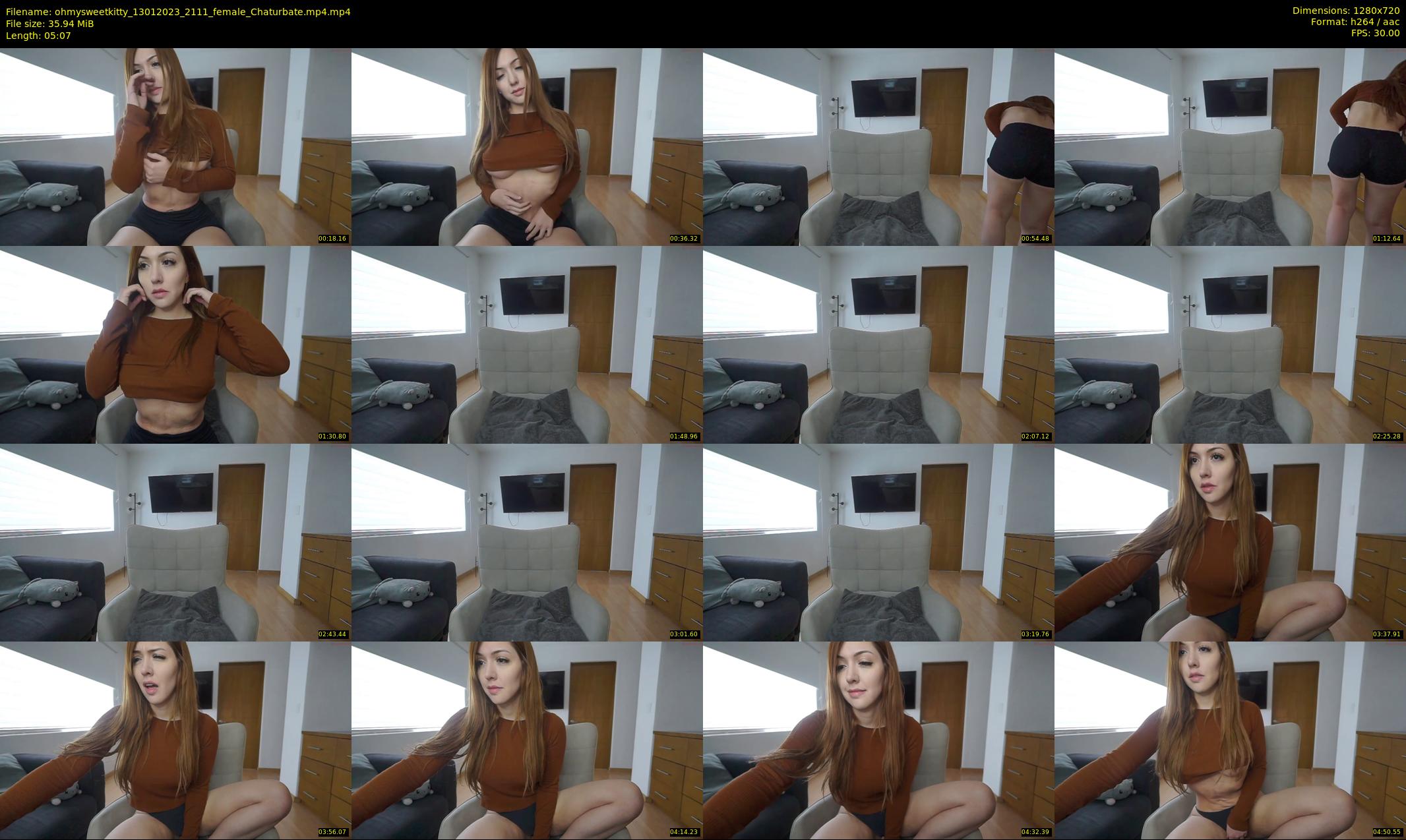 ohmysweetkitty — 6 minute Chaturbate female cam show recording, 720p, Jan 13, 2023