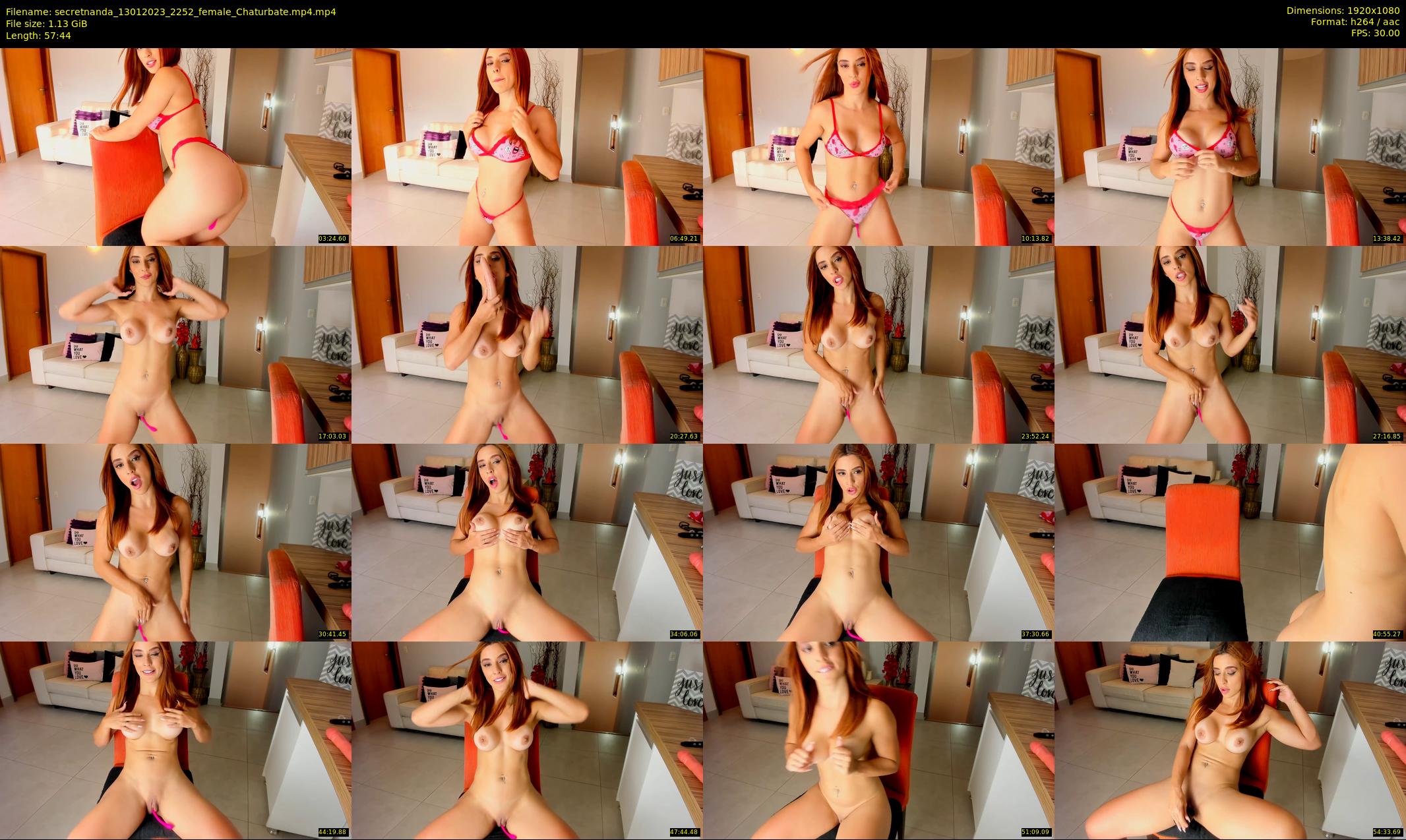 secretnanda — 58 minute Chaturbate female cam show recording, 1080p, Jan 13, 2023