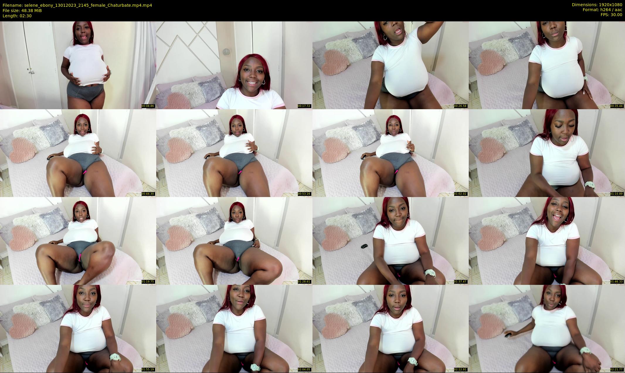 selene_ebony — 3 minute Chaturbate female cam show recording, 1080p, Jan 13, 2023