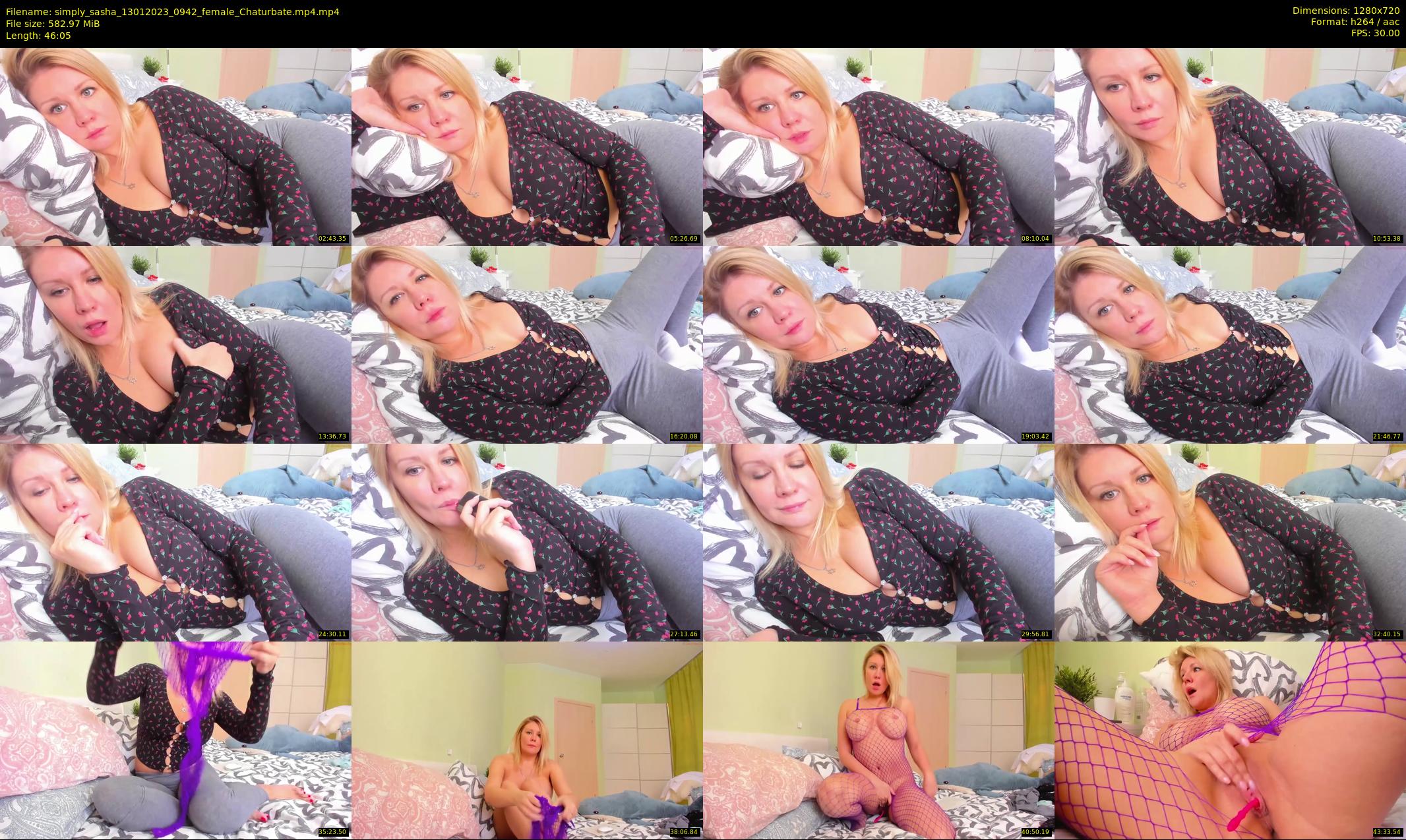 simply_sasha — 47 minute Chaturbate female cam show recording, 720p, Jan 13, 2023