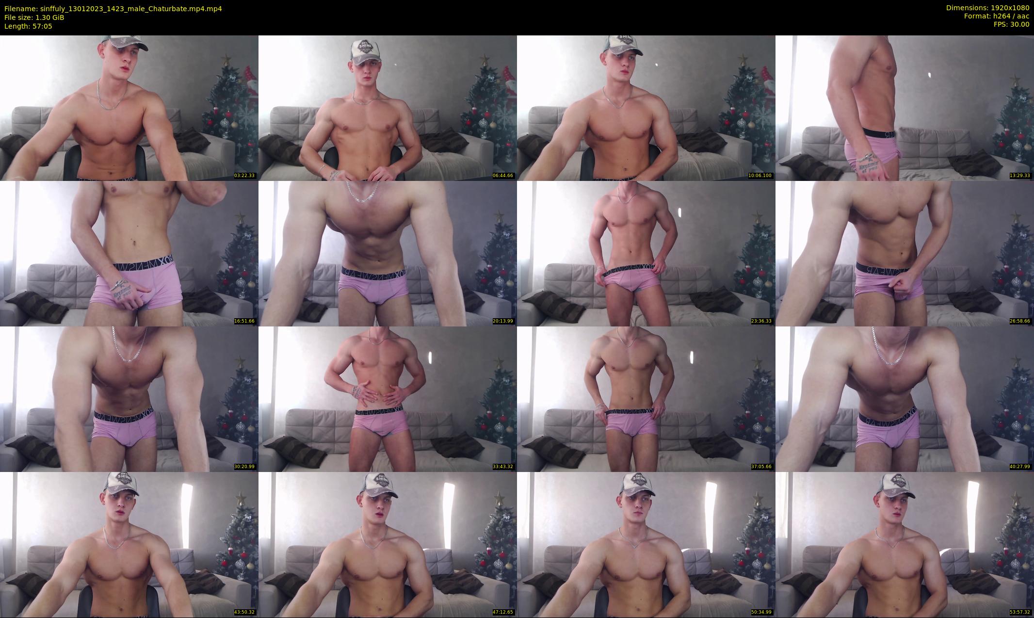 sinffuly — 58 minute Chaturbate male cam show recording, 1080p, Jan 13, 2023
