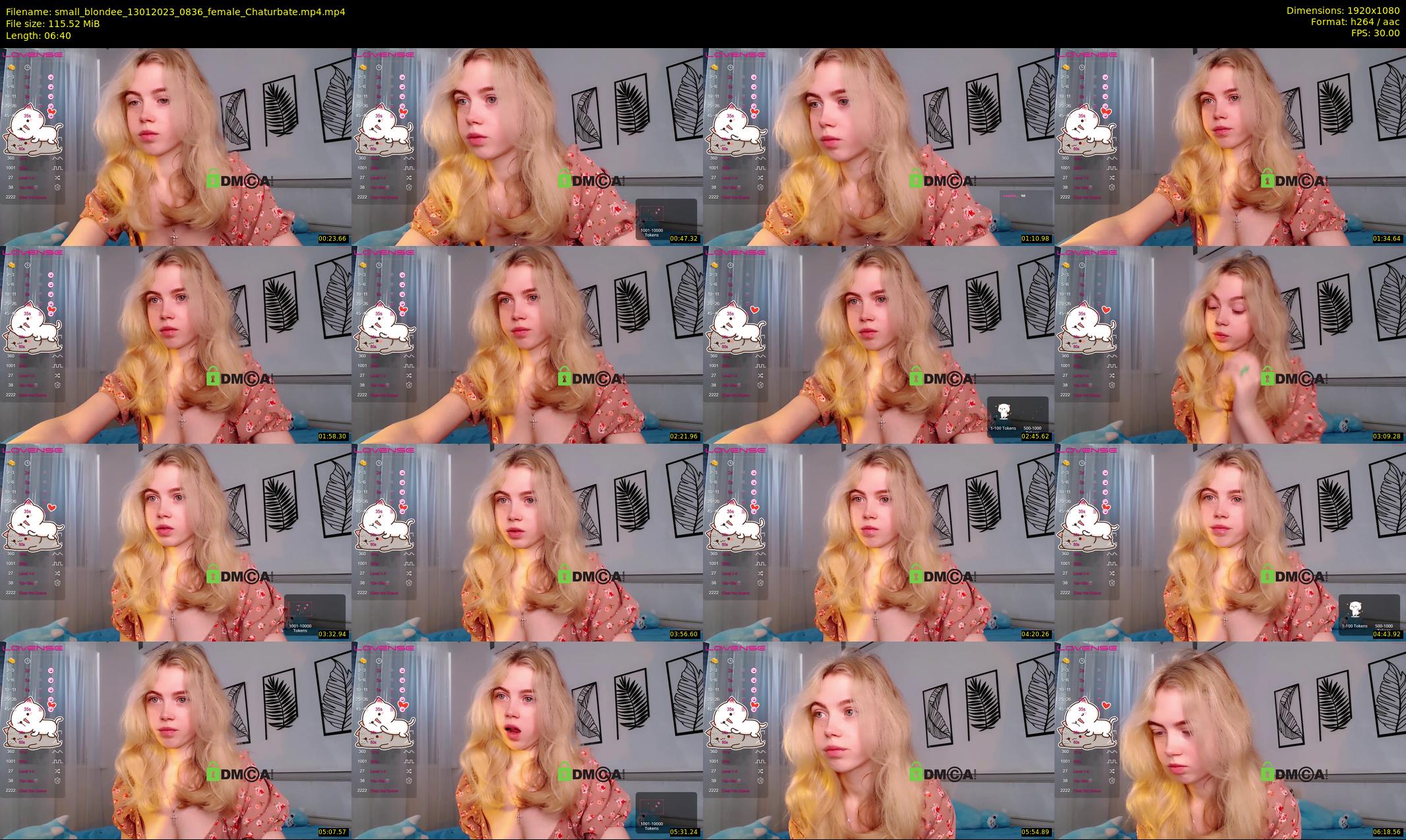 small_blondee — 7 minute Chaturbate female cam show recording, 1080p, Jan 13, 2023