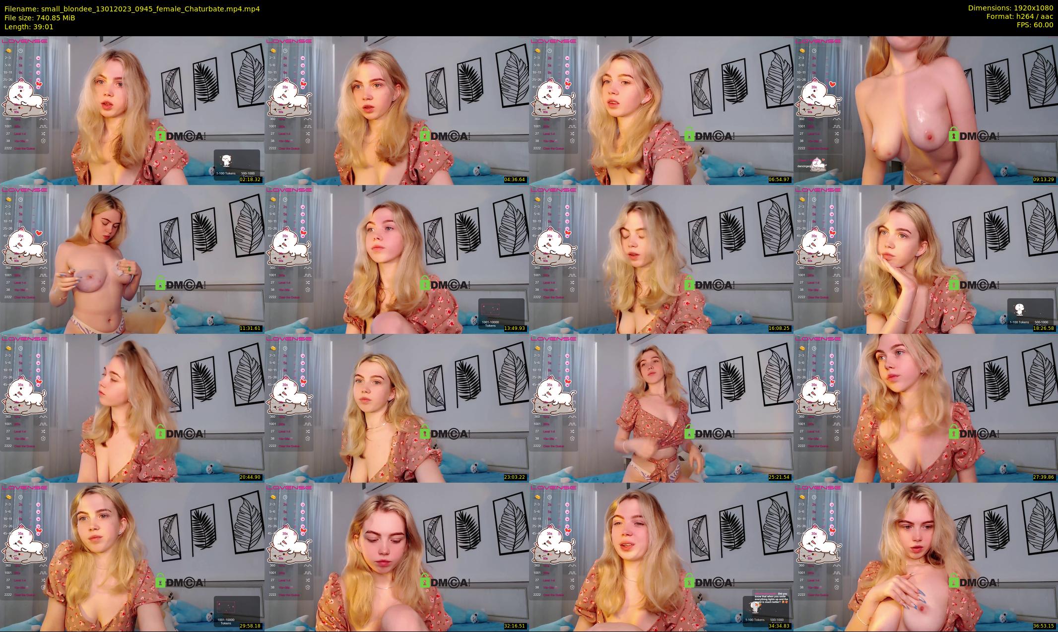 small_blondee — 40 minute Chaturbate female cam show recording, 1080p, Jan 13, 2023