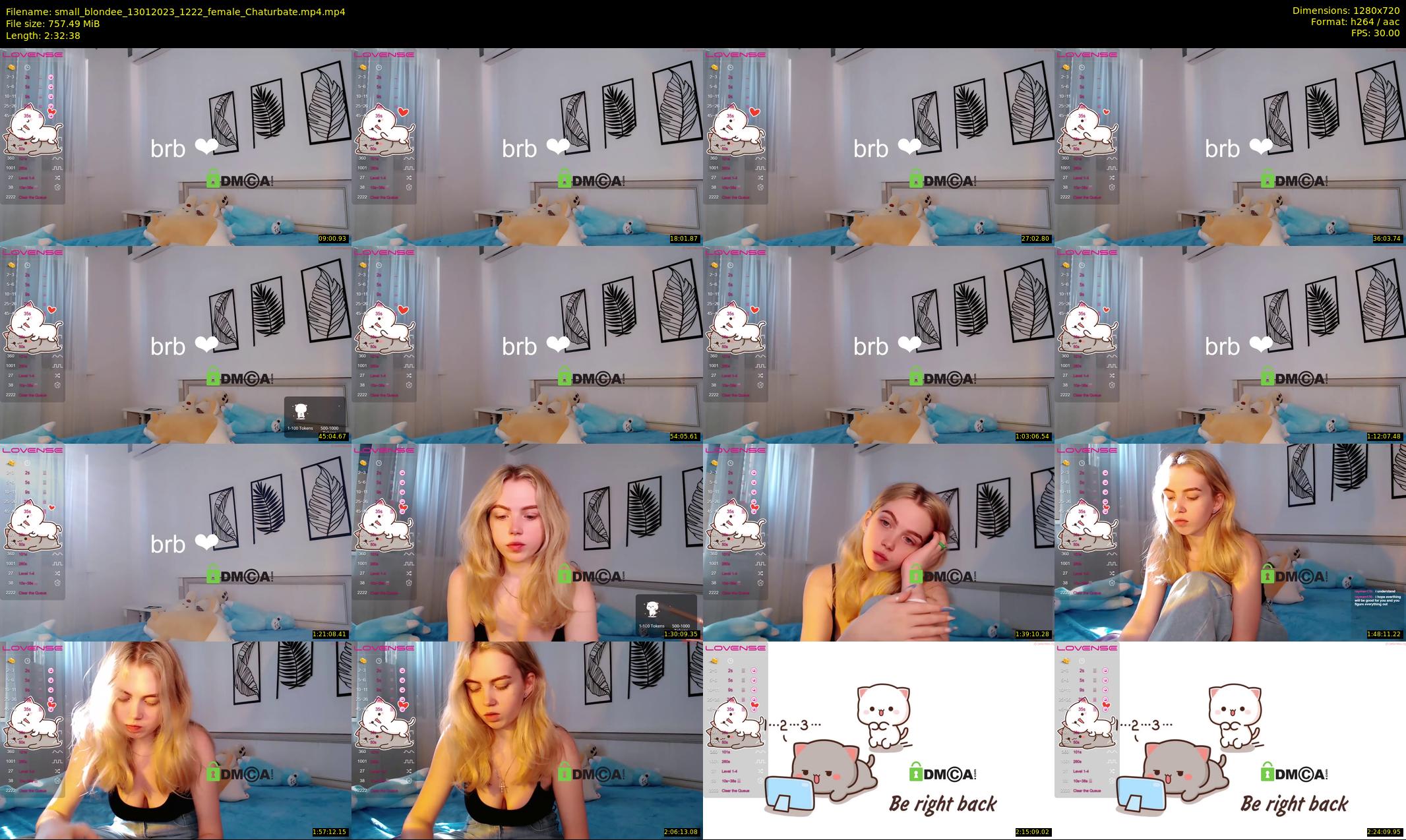small_blondee — 153 minute Chaturbate female cam show recording, 720p, Jan 13, 2023