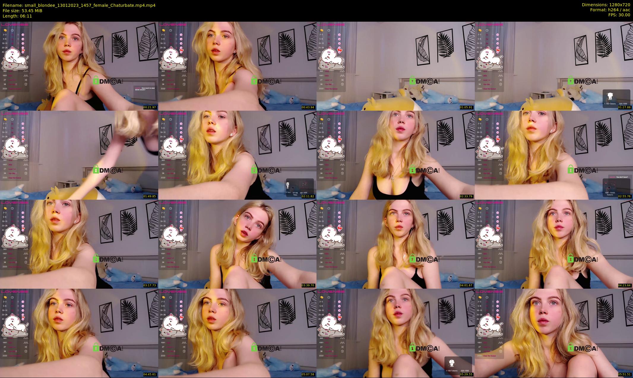 small_blondee — 7 minute Chaturbate female cam show recording, 720p, Jan 13, 2023