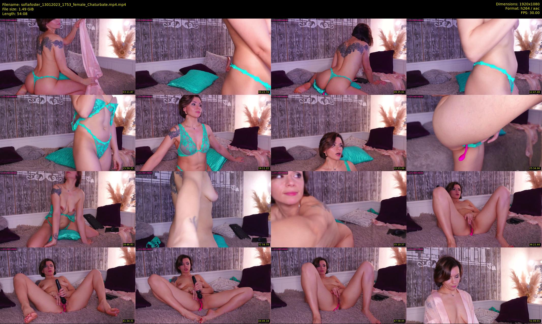 sofiafoster — 55 minute Chaturbate female cam show recording, 1080p, Jan 13, 2023