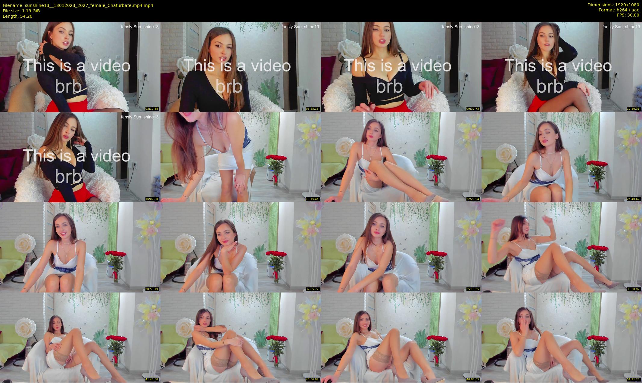 sunshine13_ — 55 minute Chaturbate female cam show recording, 1080p, Jan 13, 2023