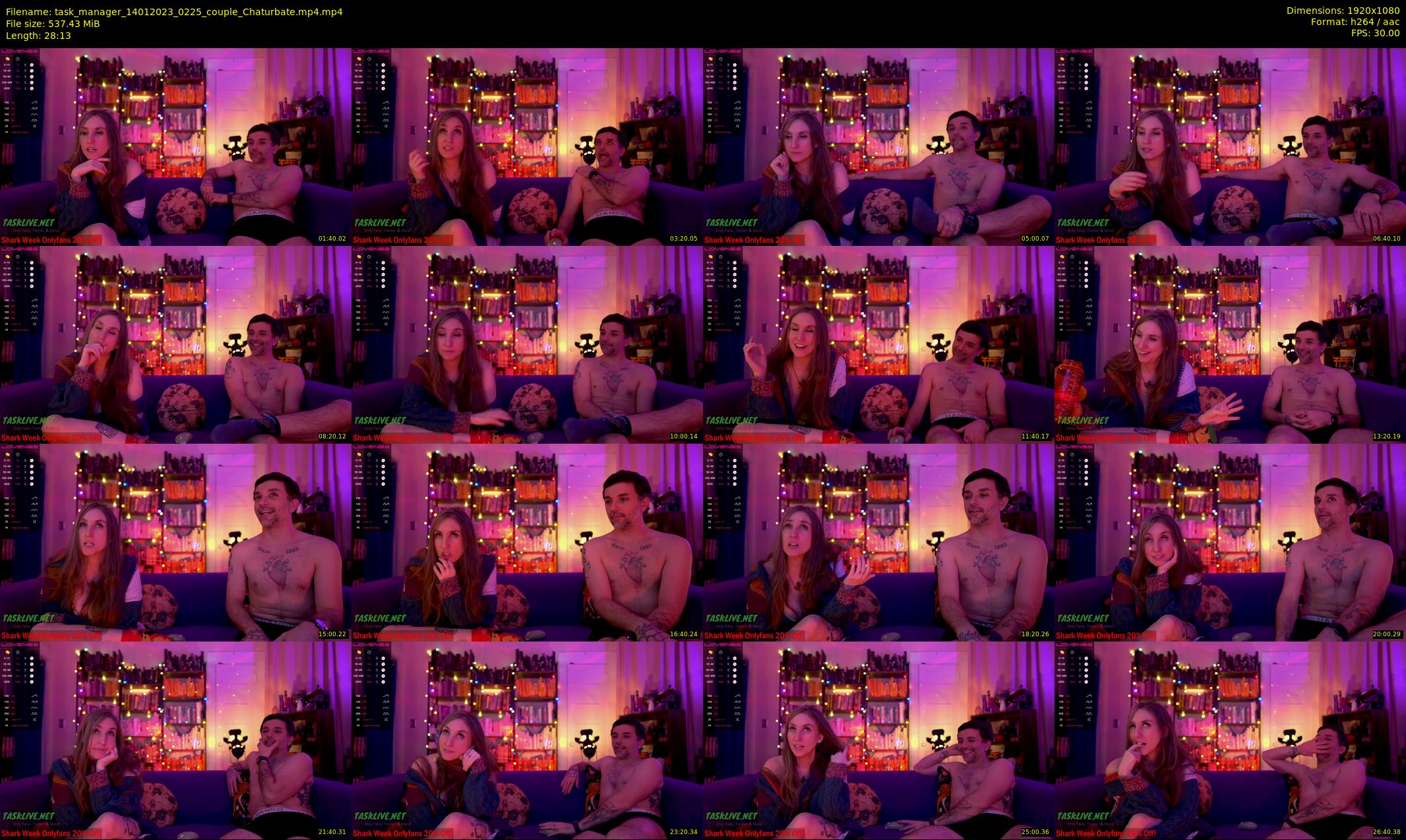 task_manager — 29 minute Chaturbate couple cam show recording, 1080p, Jan 14, 2023