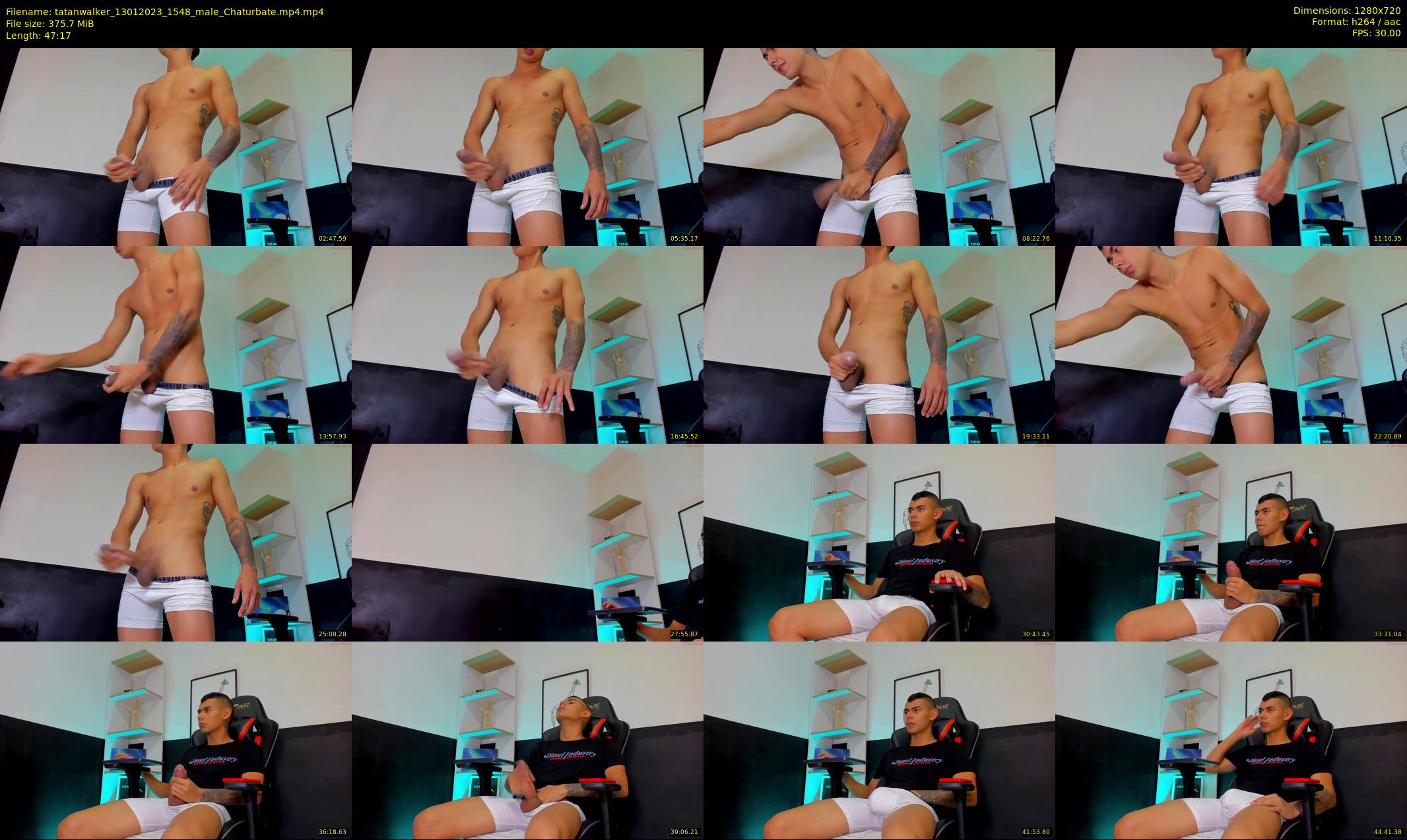 tatanwalker — 48 minute Chaturbate male cam show recording, 720p, Jan 13, 2023