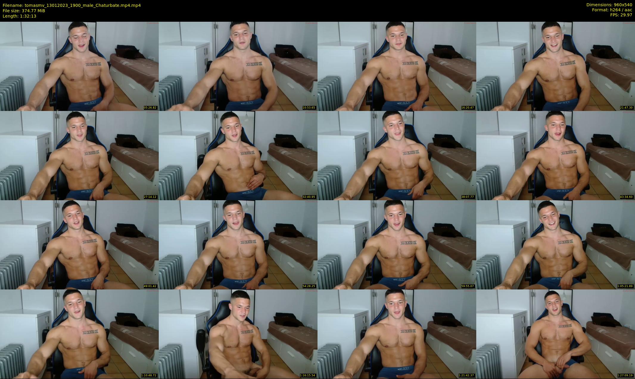 tomasmv — 93 minute Chaturbate male cam show recording, 480p, Jan 13, 2023