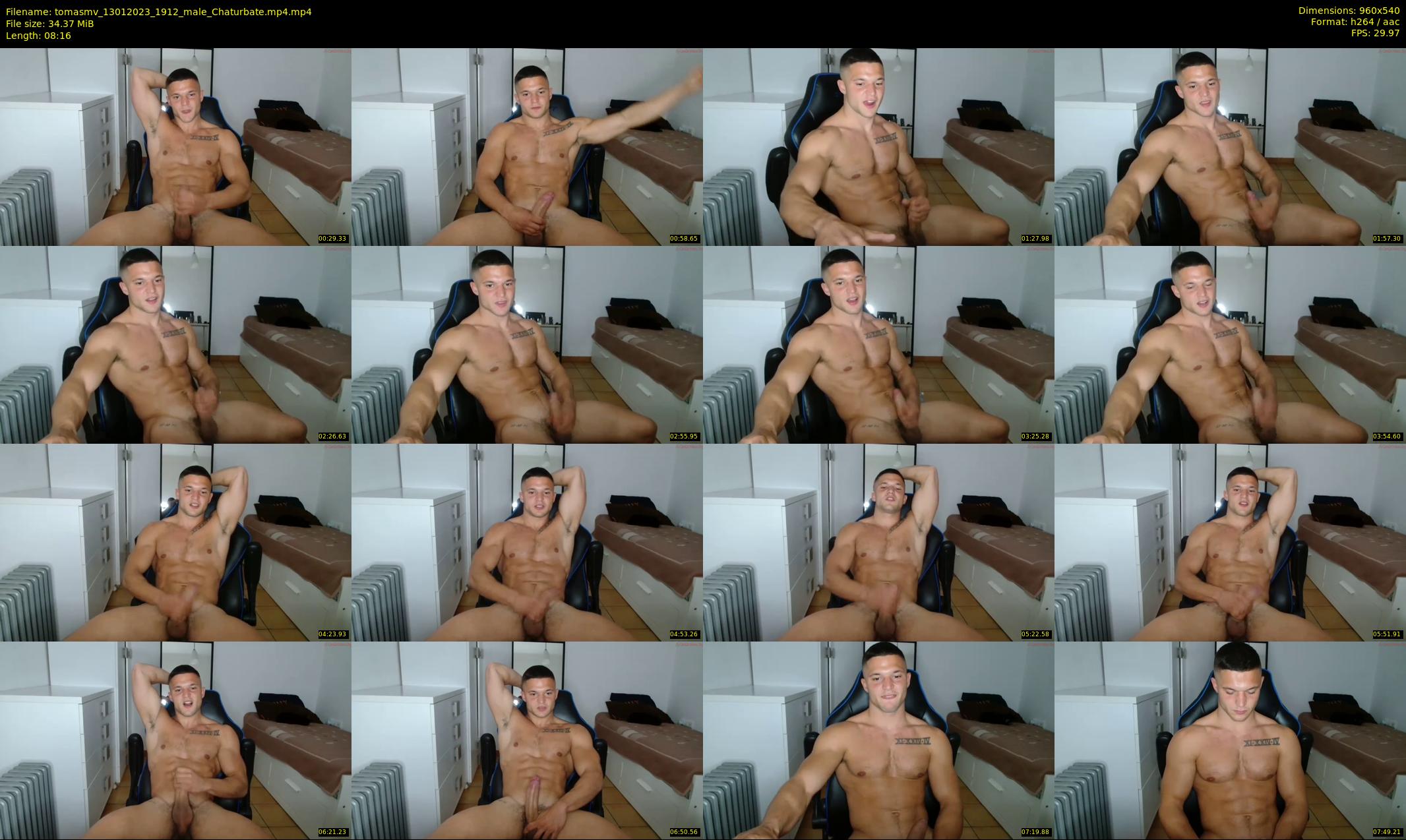 tomasmv — 9 minute Chaturbate male cam show recording, 480p, Jan 13, 2023