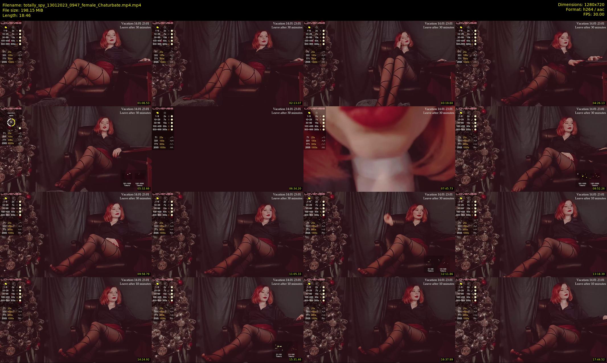 totally_spy — 19 minute Chaturbate female cam show recording, 720p, Jan 13, 2023