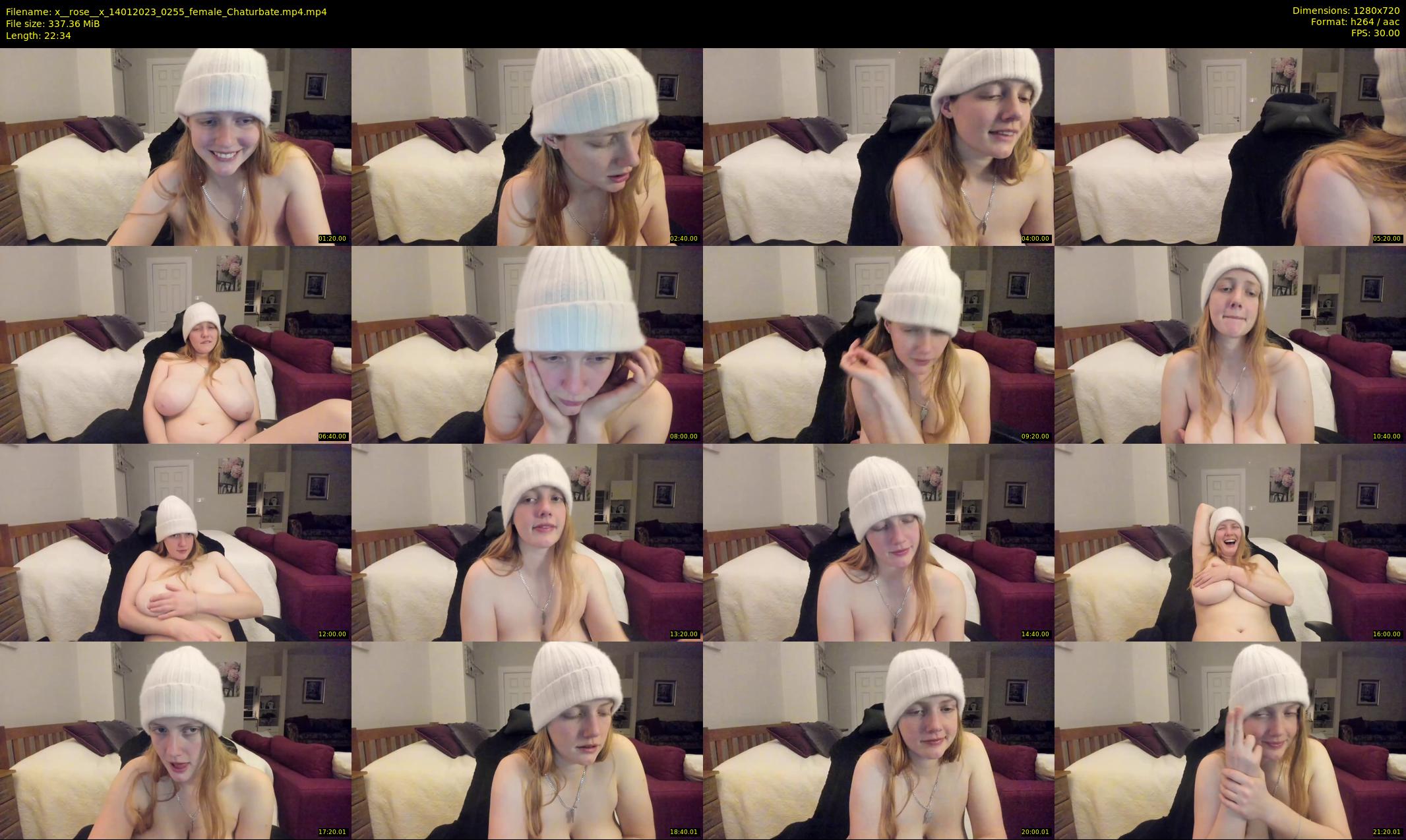 x__rose__x — 23 minute Chaturbate female cam show recording, 720p, Jan 14, 2023