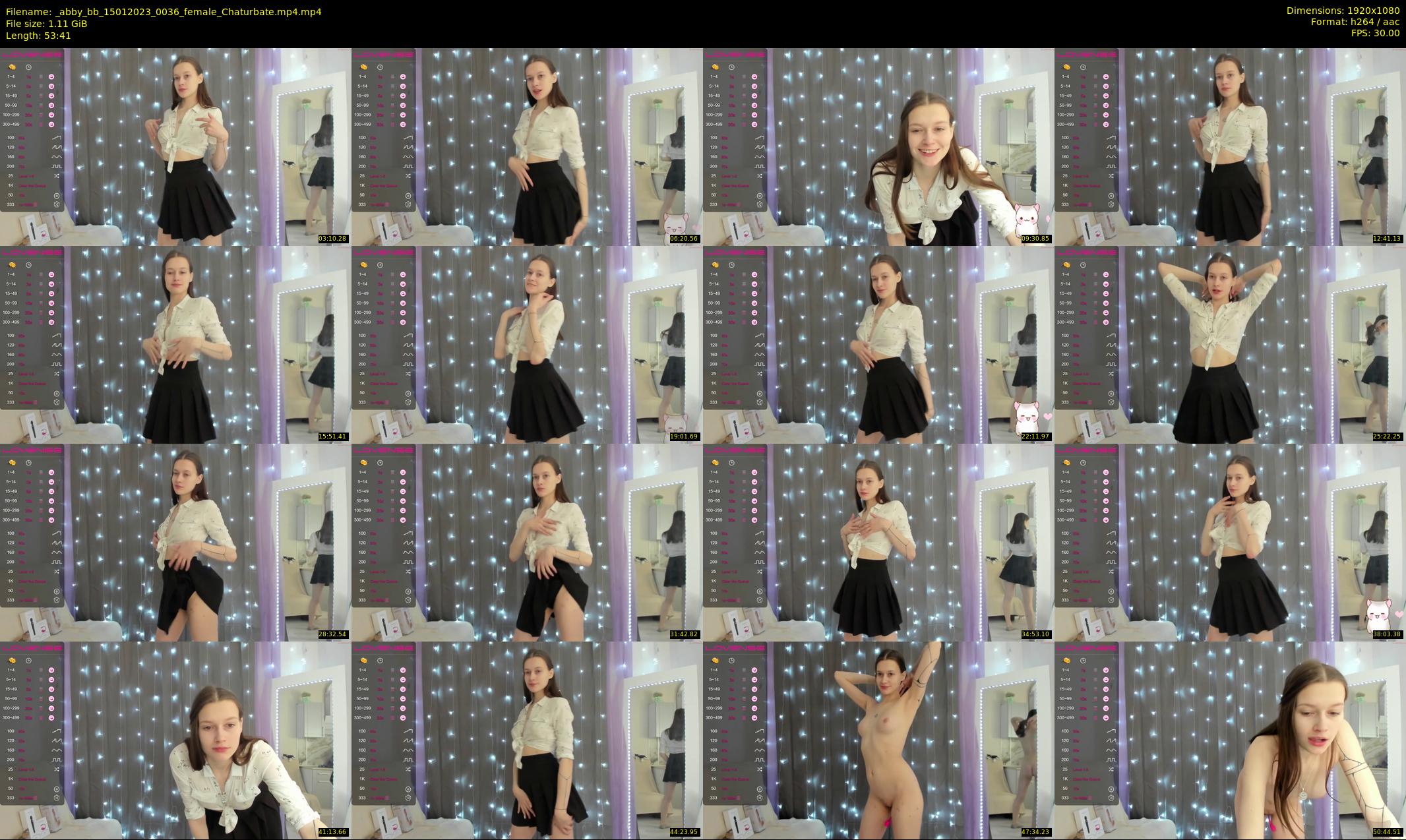 _abby_bb — 54 minute Chaturbate female cam show recording, 1080p, Jan 15, 2023