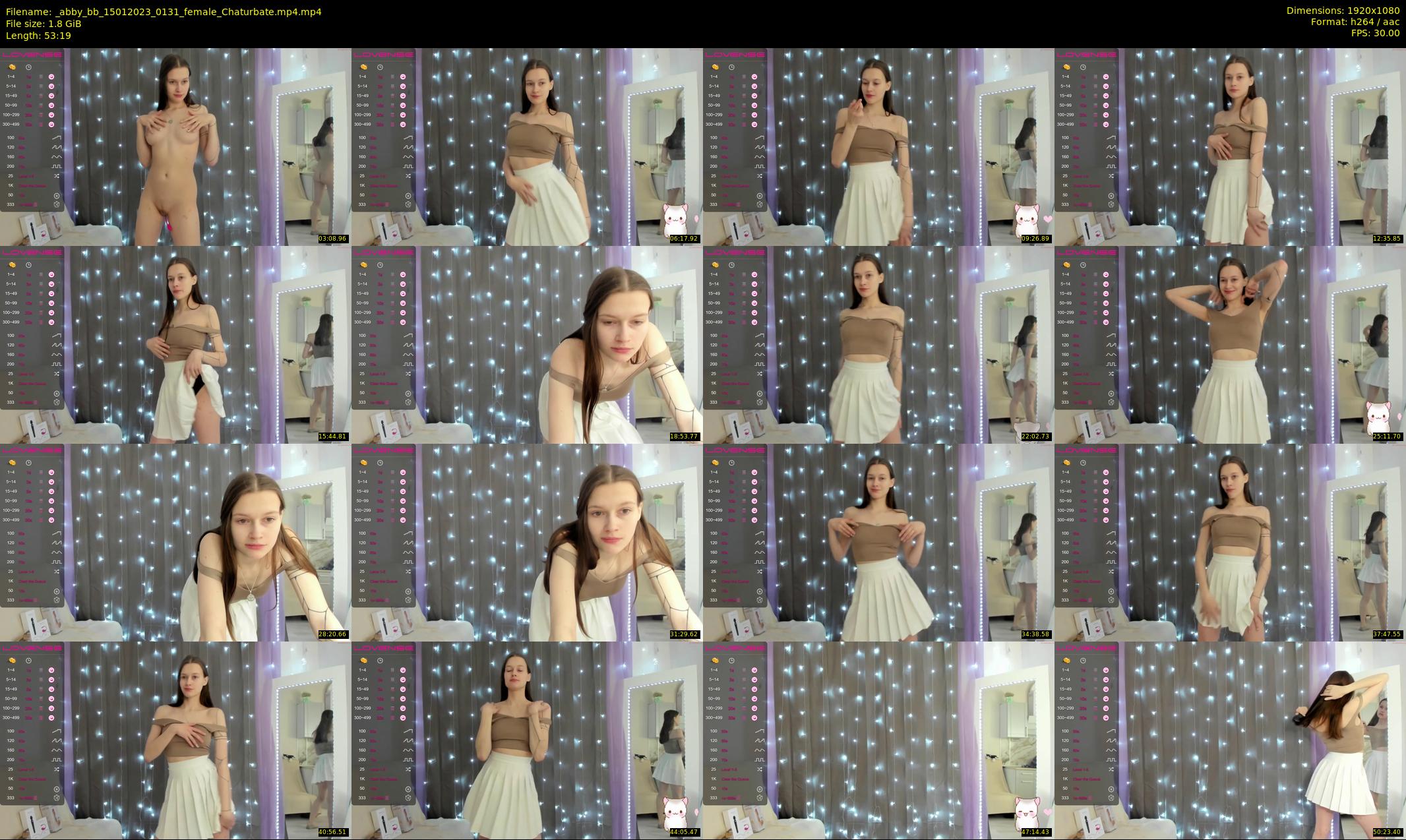 _abby_bb — 54 minute Chaturbate female cam show recording, 1080p, Jan 15, 2023