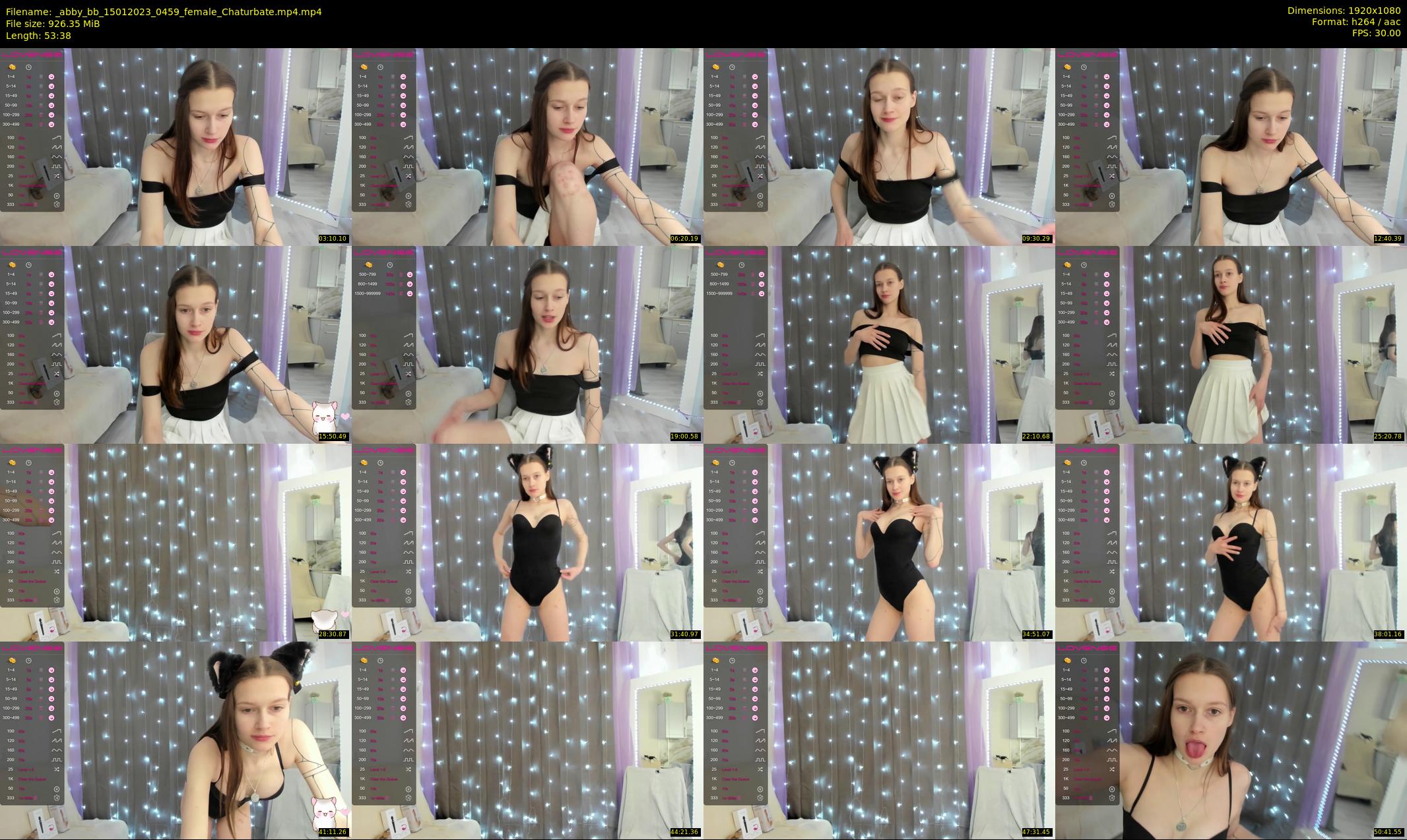 _abby_bb — 54 minute Chaturbate female cam show recording, 1080p, Jan 15, 2023