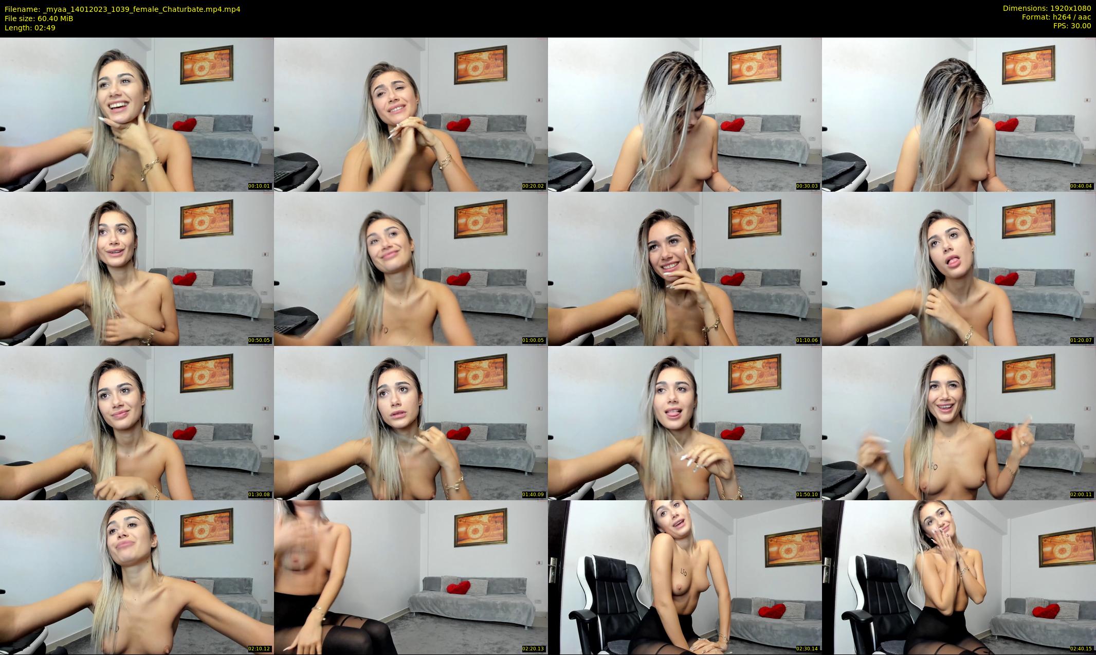 _myaa — 3 minute Chaturbate female cam show recording, 1080p, Jan 14, 2023