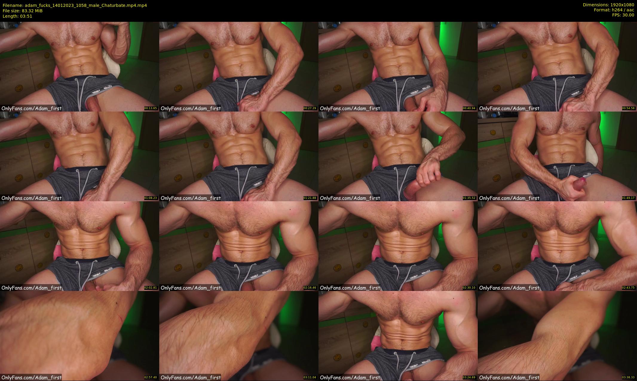 adam_fucks — 4 minute Chaturbate male cam show recording, 1080p, Jan 14, 2023